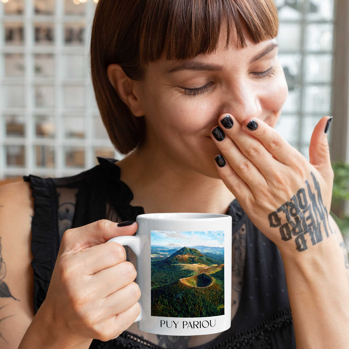 puy-pariou-puy-de-dôme-frankreich-kaffeebecher-oil-painting-oelgemaelde