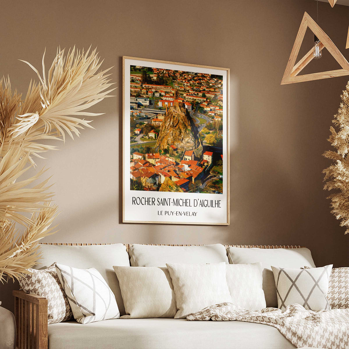 rocher-saint-michel-d'aiguilhe-le-puy-en-velay-frankreich-poster-oil-painting-oelgemaelde