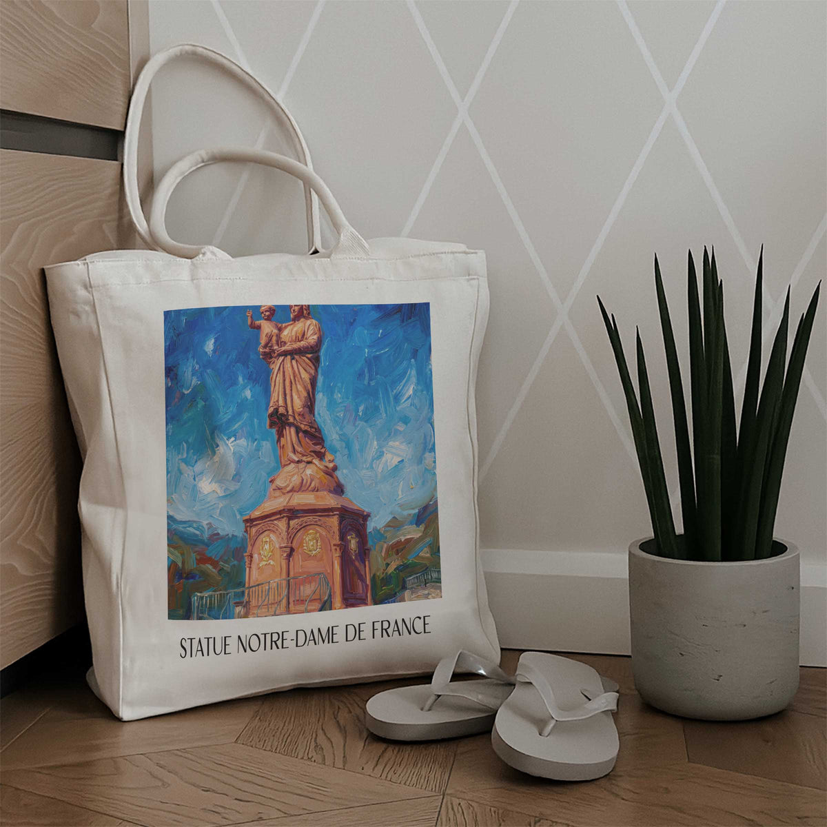 statue-notre-dame-de-france-le-puy-en-velay-frankreich-einkaufstasche-oil-painting-oelgemaelde
