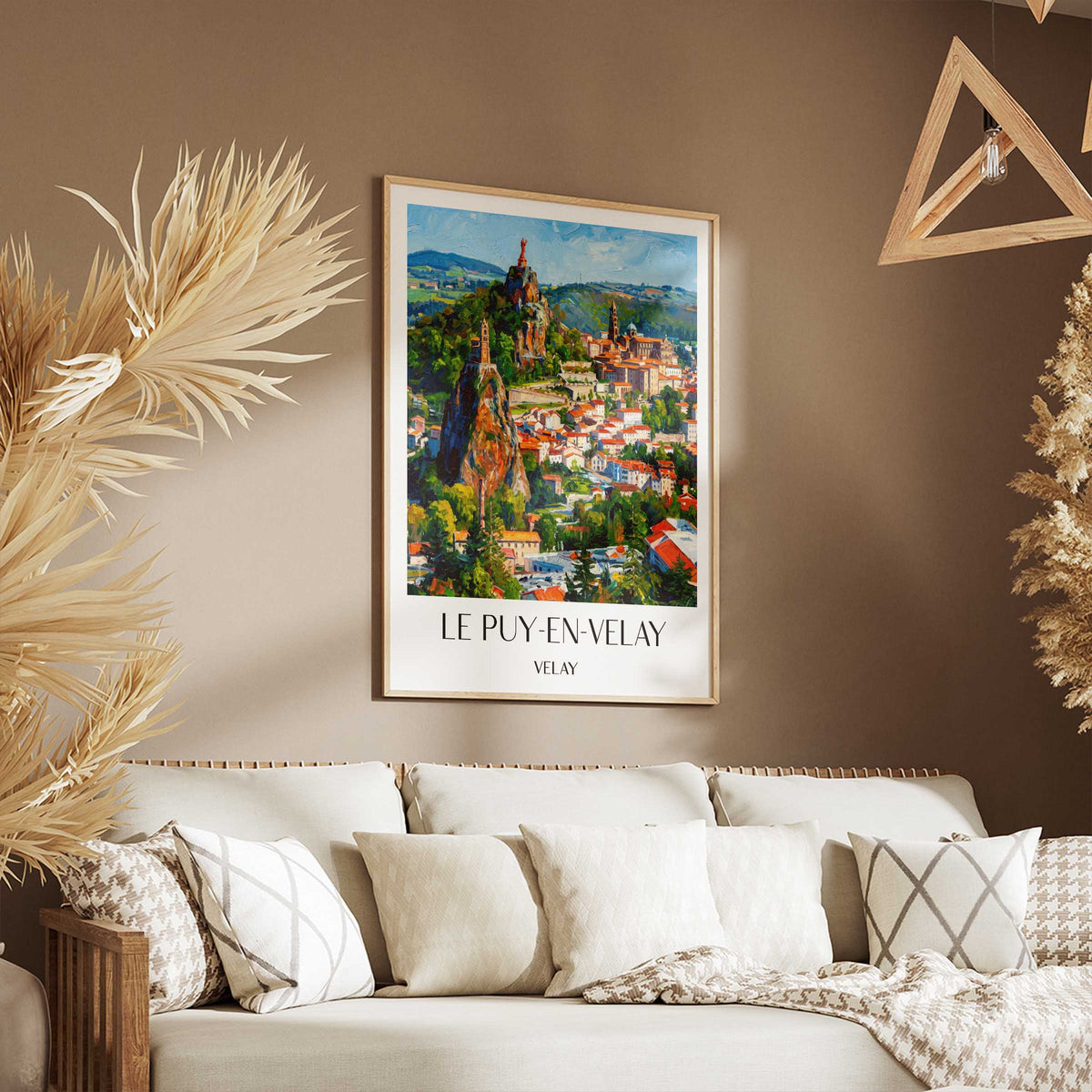 le-puy-en-velay-velay-frankreich-poster-oil-painting-oelgemaelde