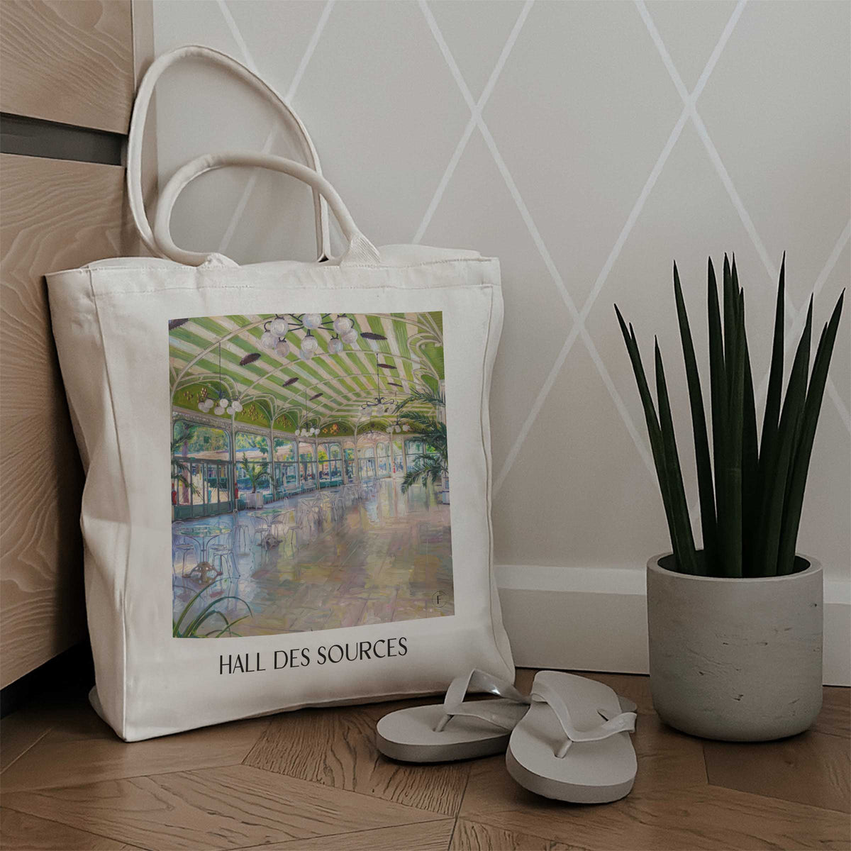 hall-des-sources-vichy-frankreich-einkaufstasche-oil-painting-oelgemaelde
