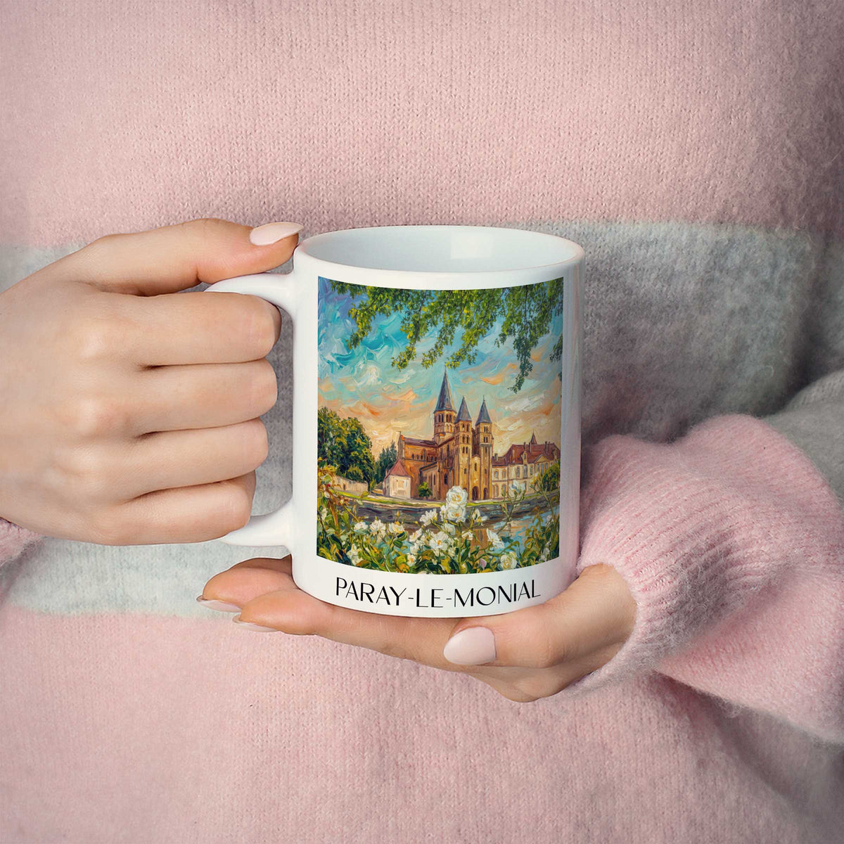 paray-le-monial-brionnais-frankreich-kaffeebecher-oil-painting-oelgemaelde