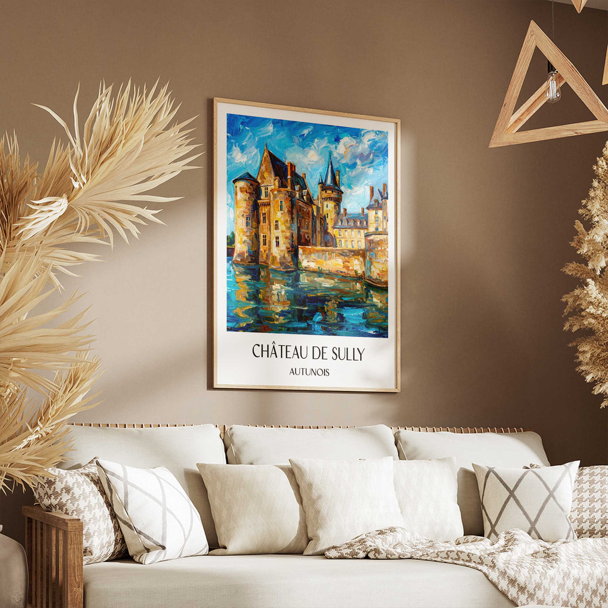 château-de-sully-autunois-frankreich-poster-oil-painting-oelgemaelde