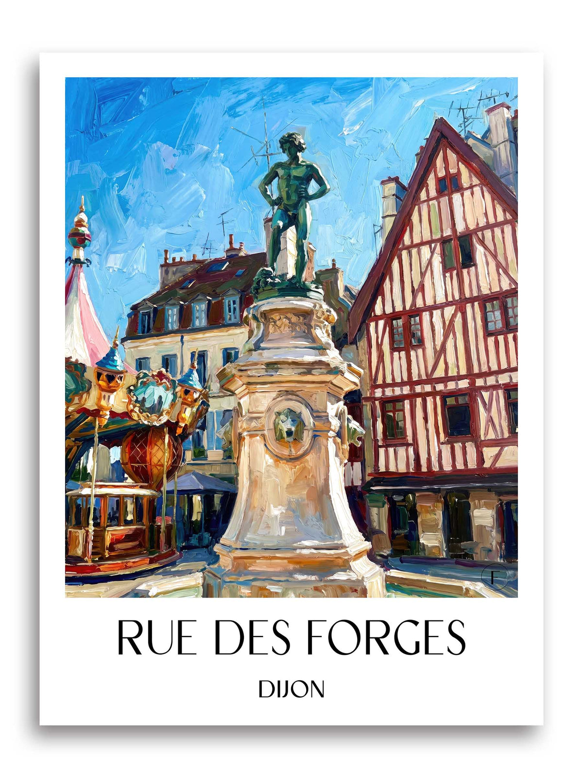 rue-des-forges-dijon-frankreich-poster-oil-painting-oelgemaelde