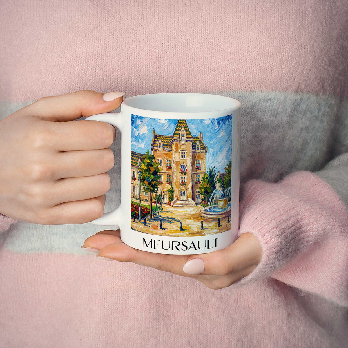meursault-côte-de-beaune-frankreich-kaffeebecher-oil-painting-oelgemaelde
