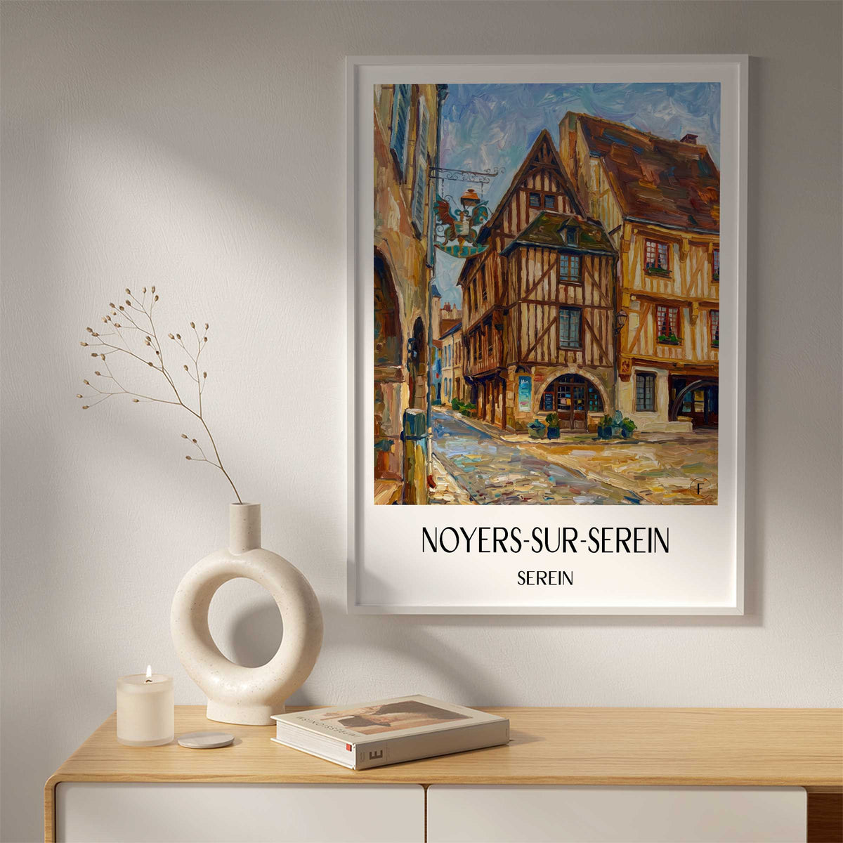 noyers-sur-serein-serein-frankreich-poster-oil-painting-oelgemaelde
