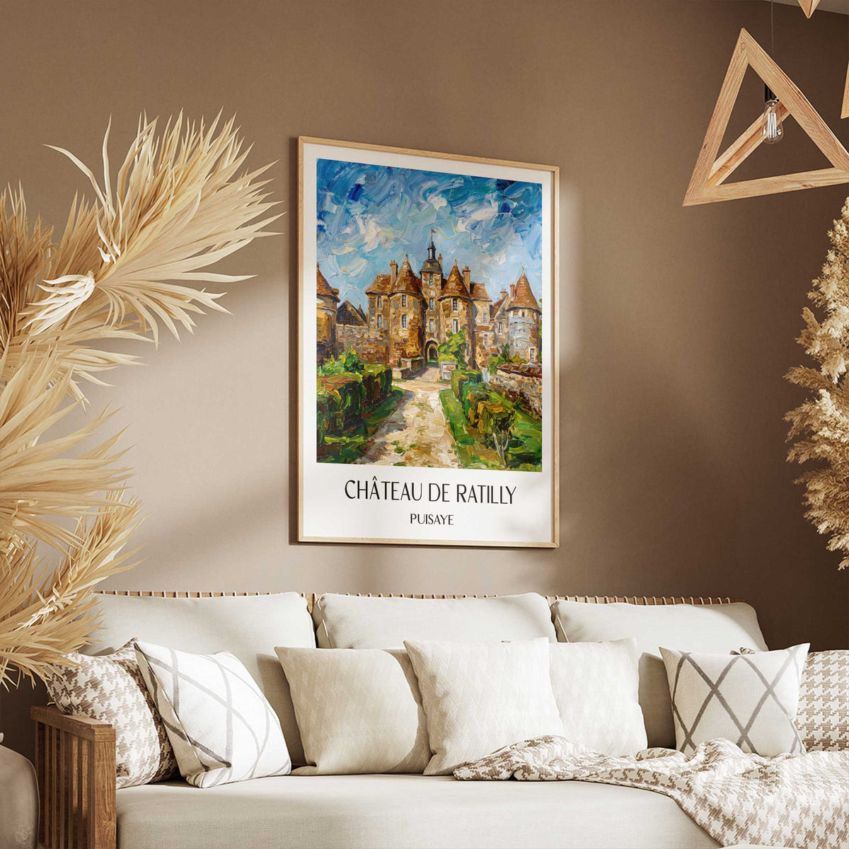 château-de-ratilly-puisaye-frankreich-poster-oil-painting-oelgemaelde