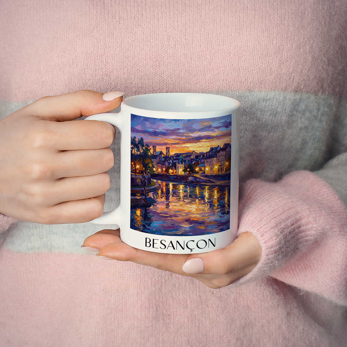 besançon-franche-comté-frankreich-kaffeebecher-oil-painting-oelgemaelde
