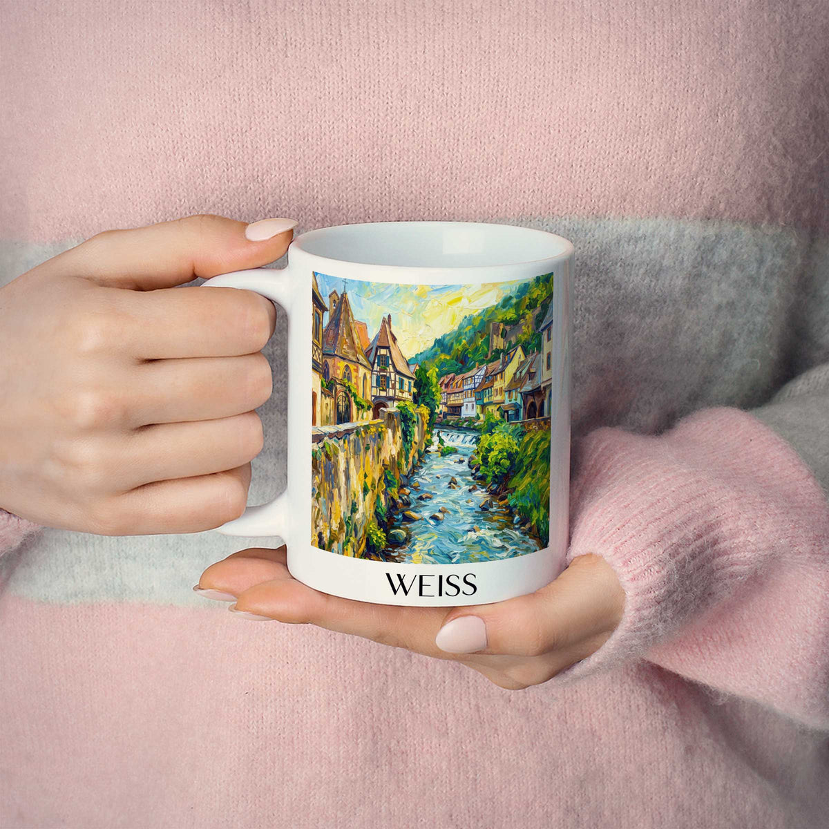 weiss-kayserberg-frankreich-kaffeebecher-oil-painting-oelgemaelde