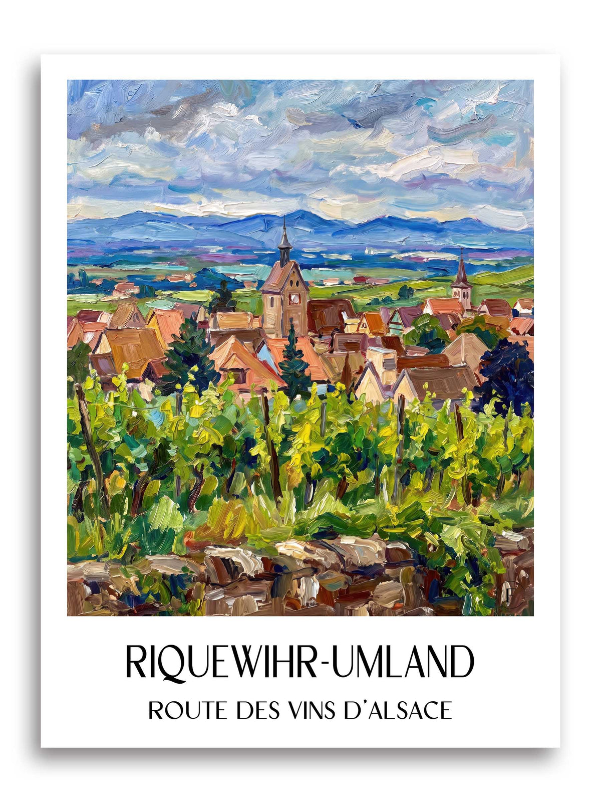 riquewihr-umland-route-des-vins-d'alsace-frankreich-poster-oil-painting-oelgemaelde