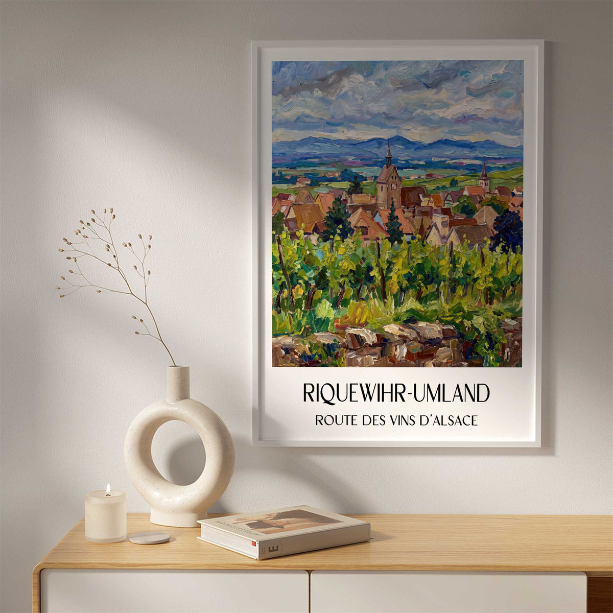 riquewihr-umland-route-des-vins-d'alsace-frankreich-poster-oil-painting-oelgemaelde