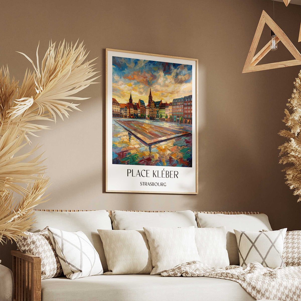 place-kléber-strasbourg-frankreich-poster-oil-painting-oelgemaelde