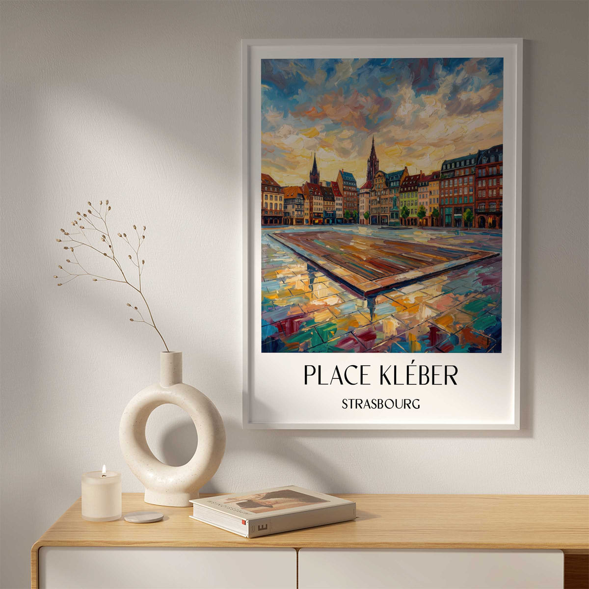 place-kléber-strasbourg-frankreich-poster-oil-painting-oelgemaelde
