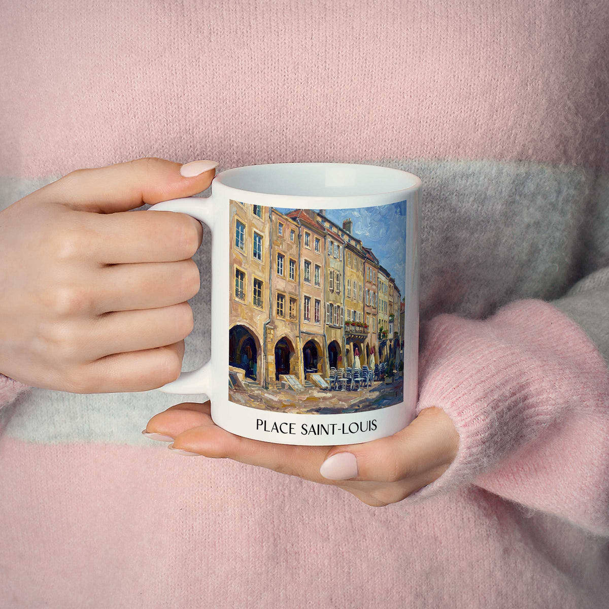 place-saint-louis-metz-frankreich-kaffeebecher-oil-painting-oelgemaelde