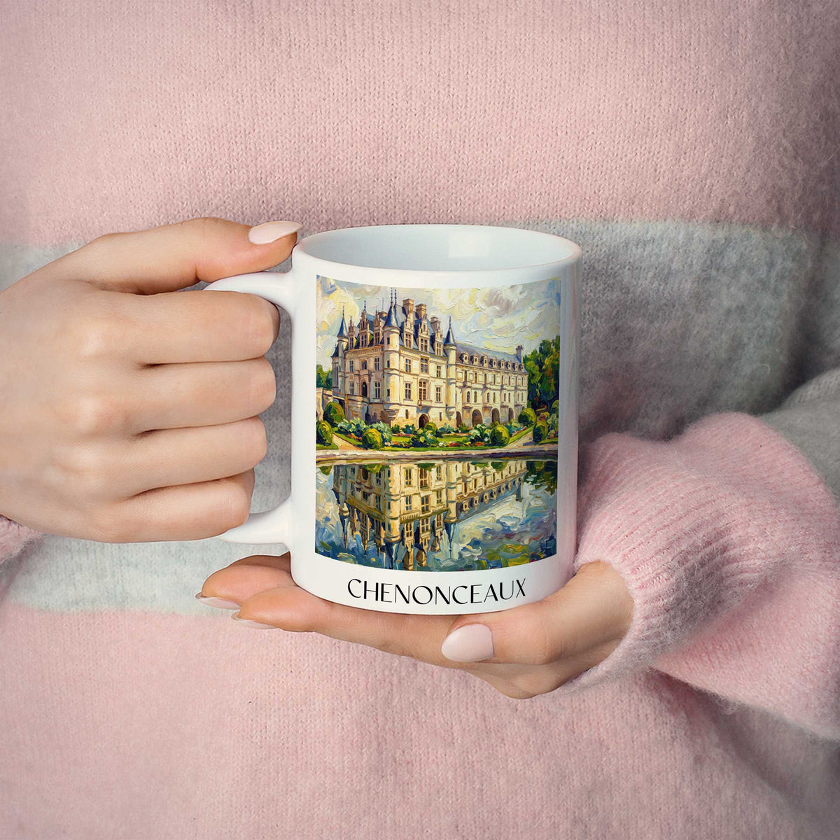 chenonceaux-val-de-loire-frankreich-kaffeebecher-oil-painting-oelgemaelde