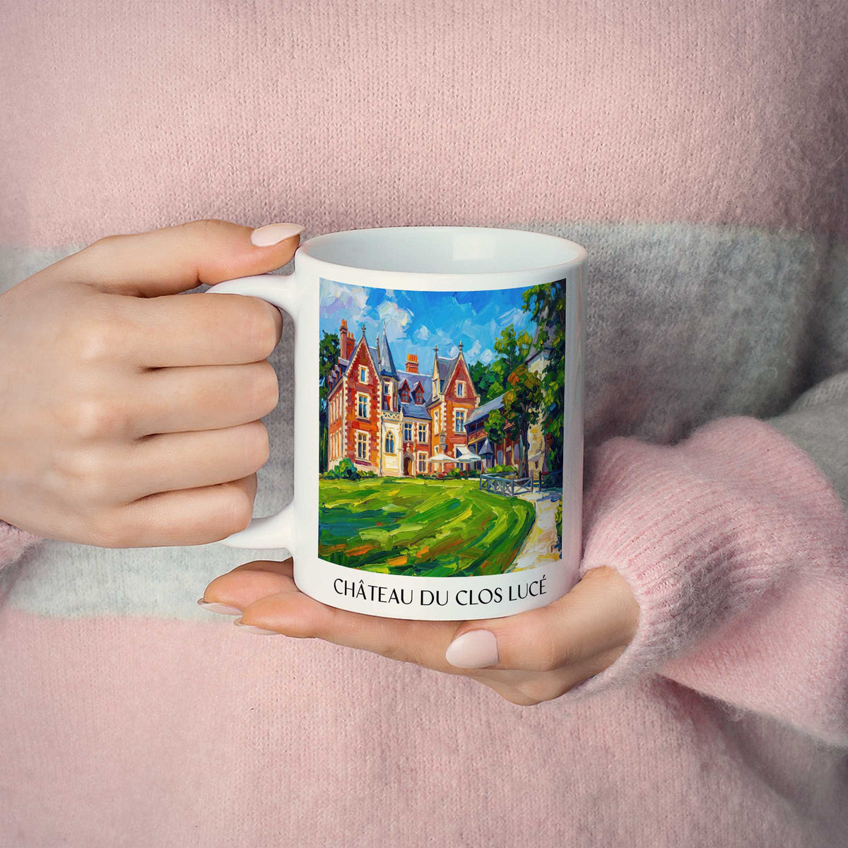château-du-clos-lucé-amboise-frankreich-kaffeebecher-oil-painting-oelgemaelde