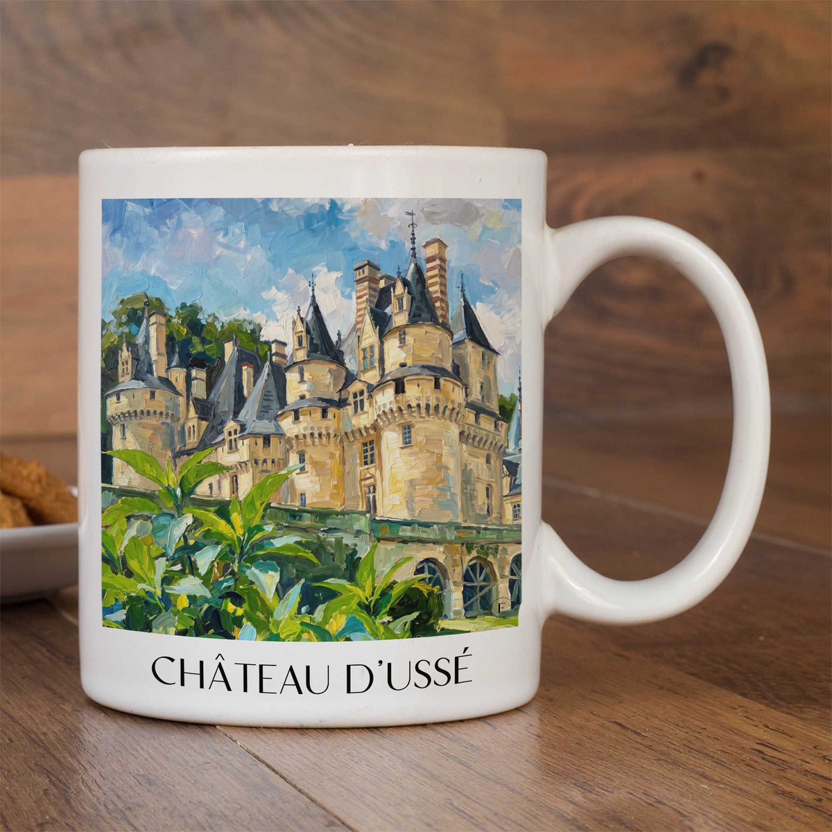 château-d'ussé-rigny-ussé-frankreich-kaffeebecher-oil-painting-oelgemaelde
