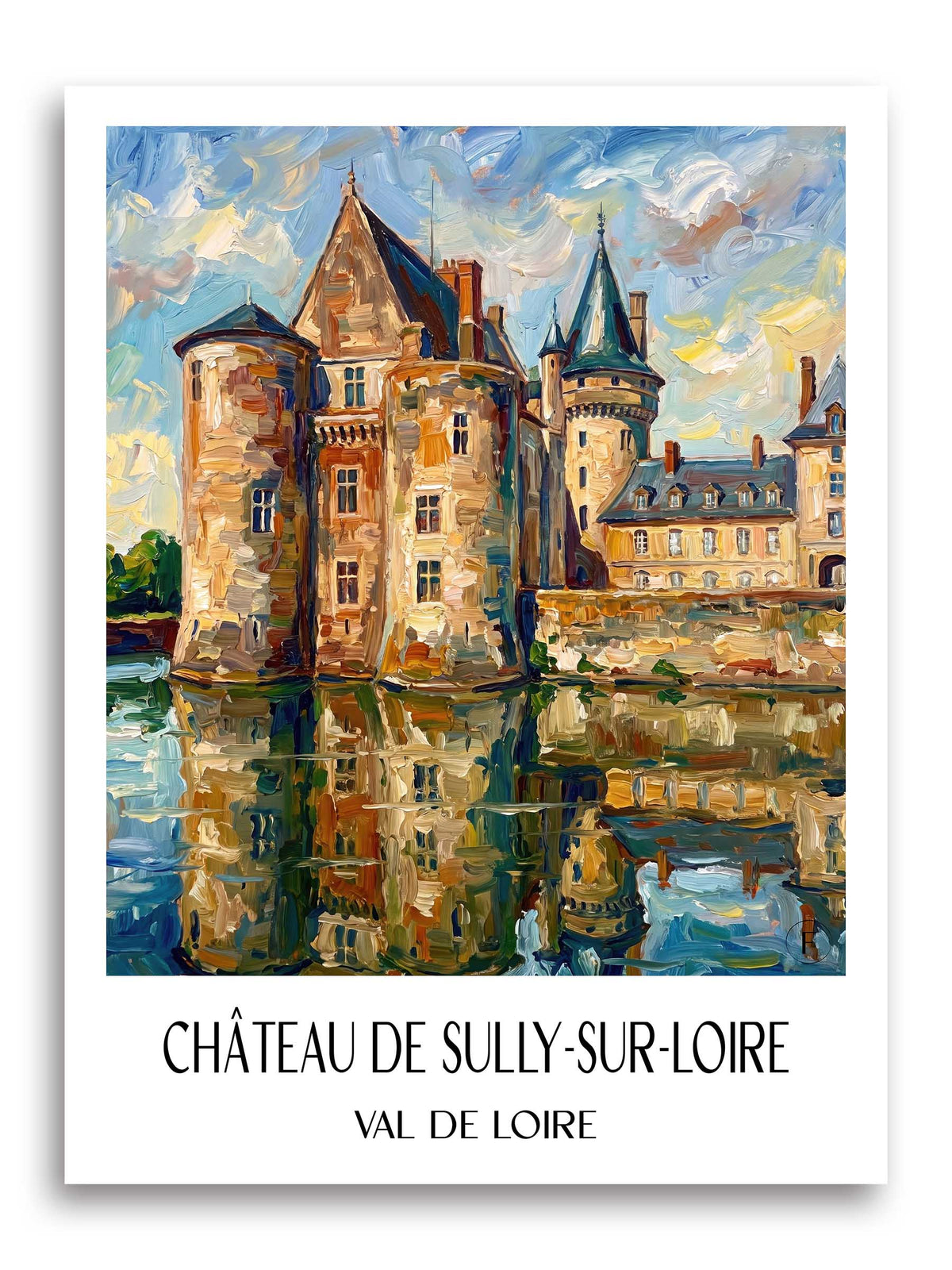 château-de-sully-sur-loire-val-de-loire-frankreich-poster-oil-painting-oelgemaelde