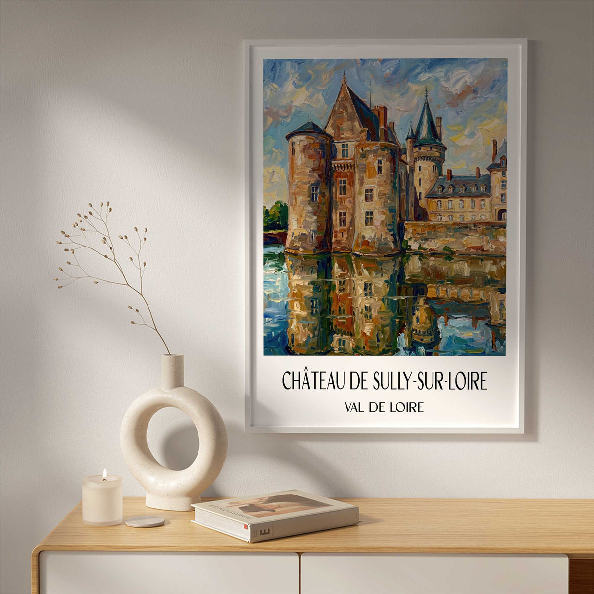 château-de-sully-sur-loire-val-de-loire-frankreich-poster-oil-painting-oelgemaelde