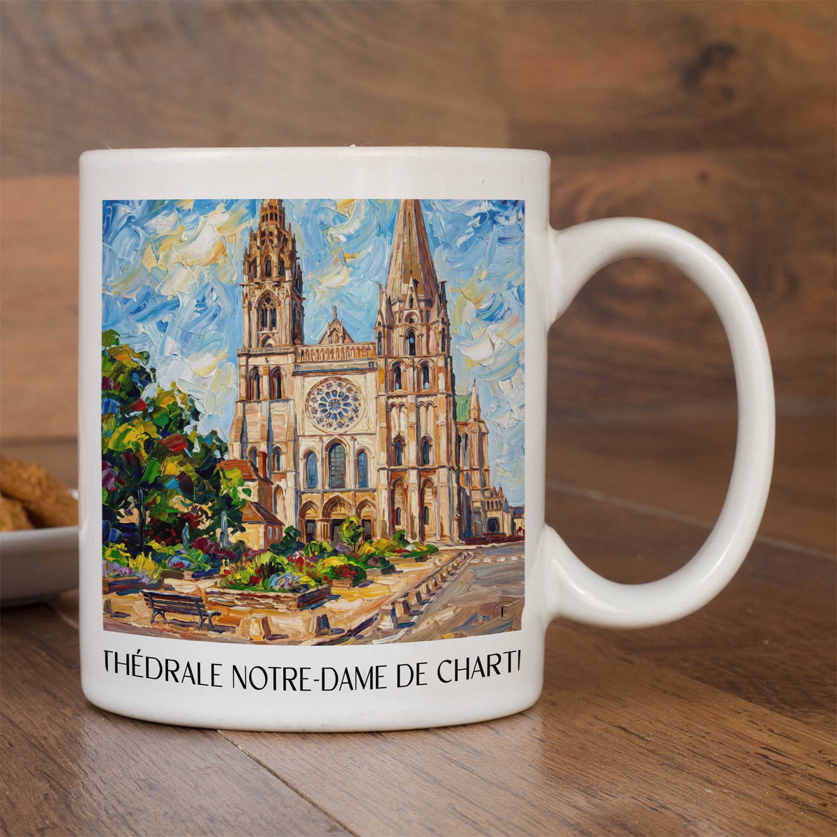 cathédrale-notre-dame-chartres-frankreich-kaffeebecher-oil-painting-oelgemaelde