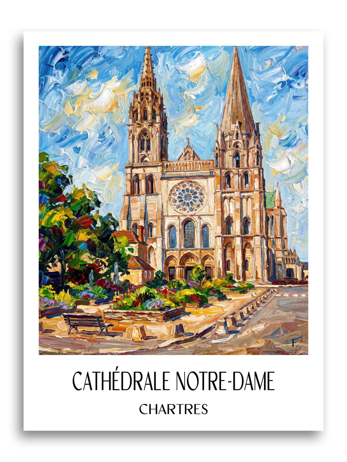 cathédrale-notre-dame-chartres-frankreich-poster-oil-painting-oelgemaelde