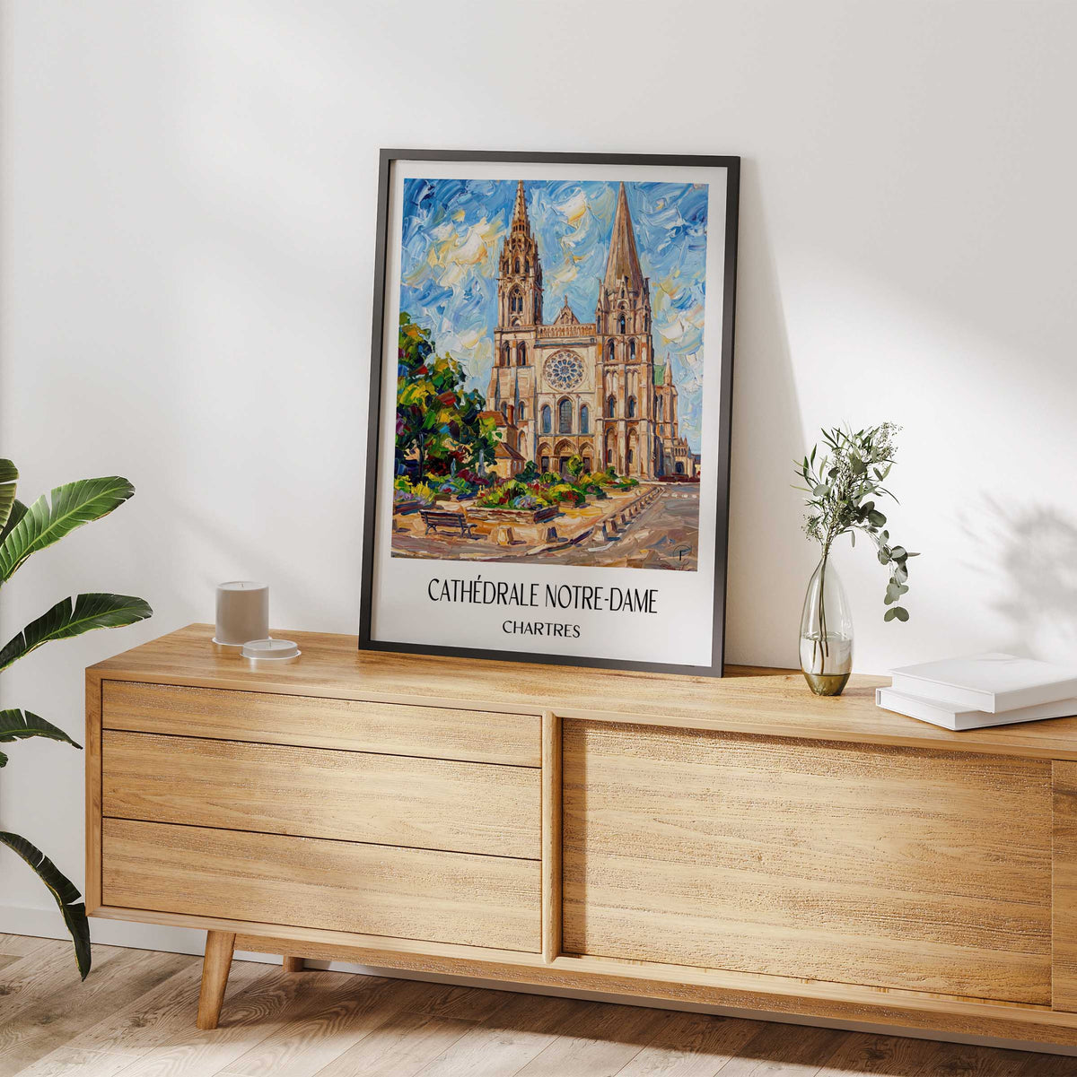 cathédrale-notre-dame-chartres-frankreich-poster-oil-painting-oelgemaelde