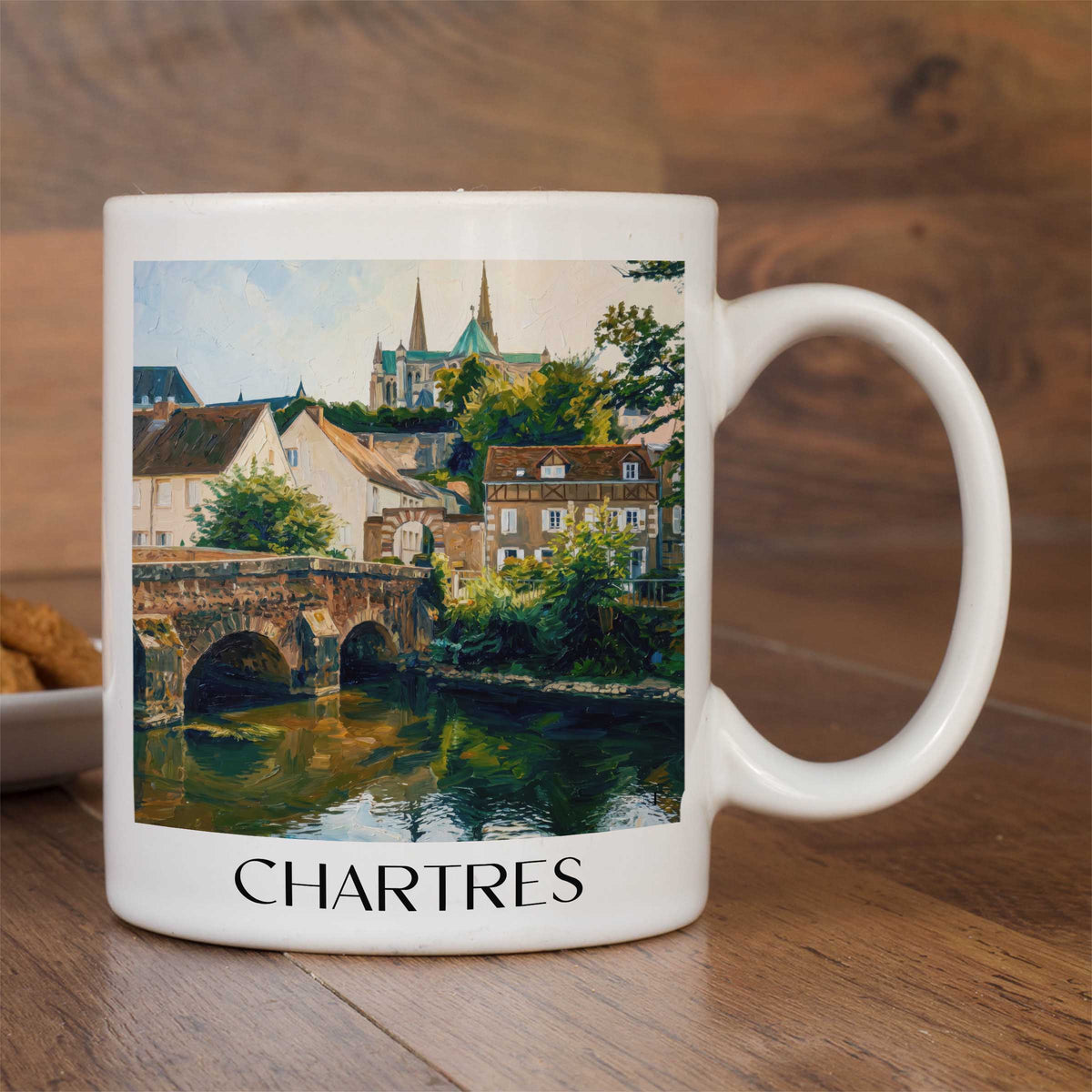 chartres-val-de-loire-frankreich-kaffeebecher-oil-painting-oelgemaelde