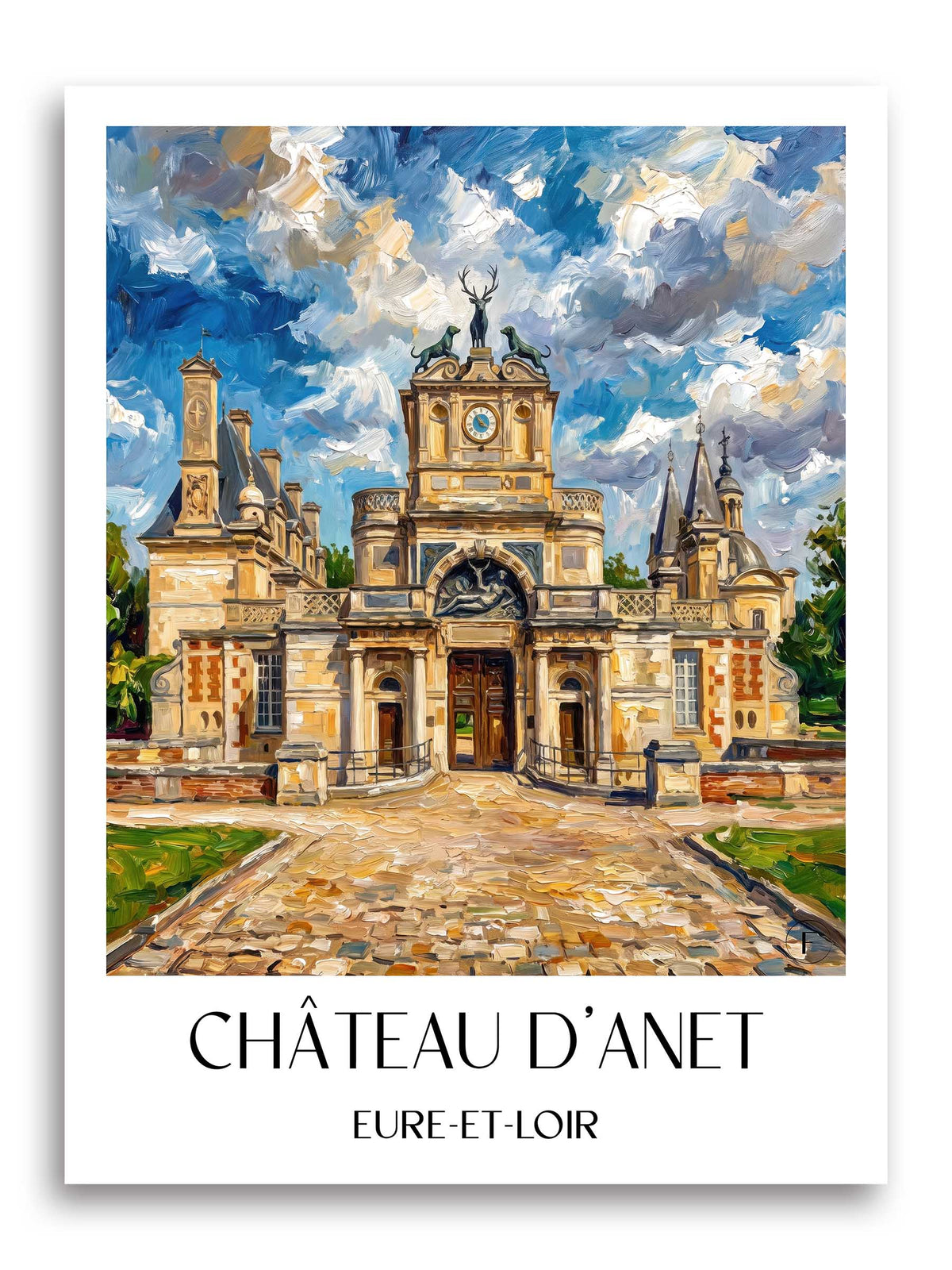 château-d'anet-eure-et-loir-frankreich-poster-oil-painting-oelgemaelde