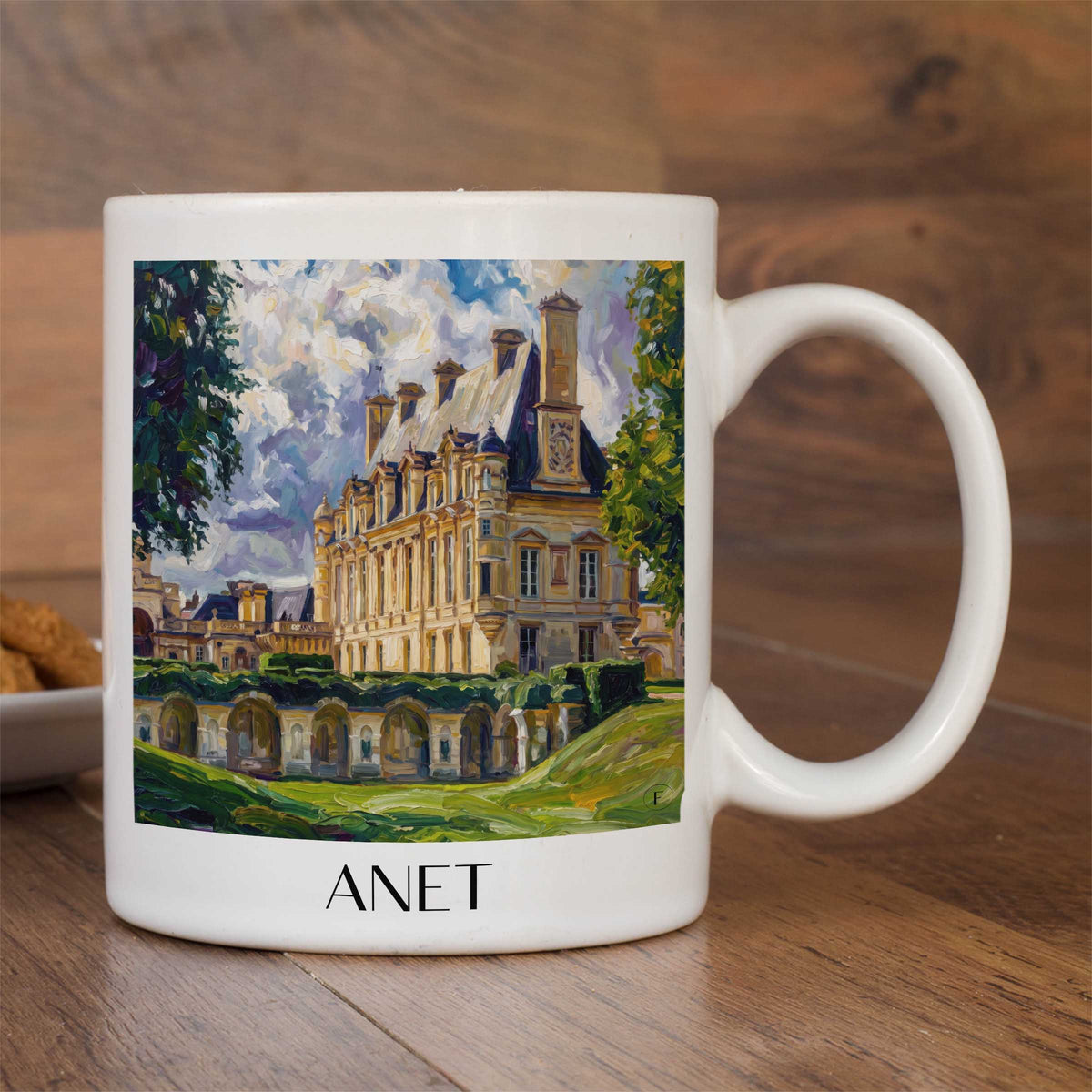 anet-eure-et-loir-frankreich-kaffeebecher-oil-painting-oelgemaelde