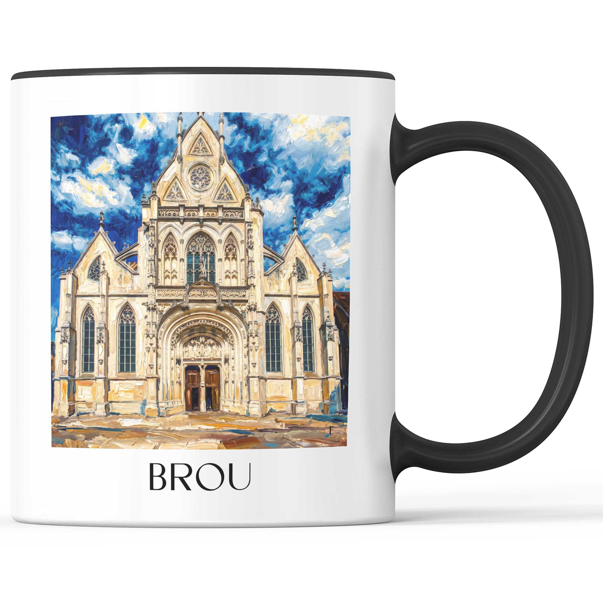 brou-eure-et-loir-frankreich-kaffeebecher-oil-painting-oelgemaelde