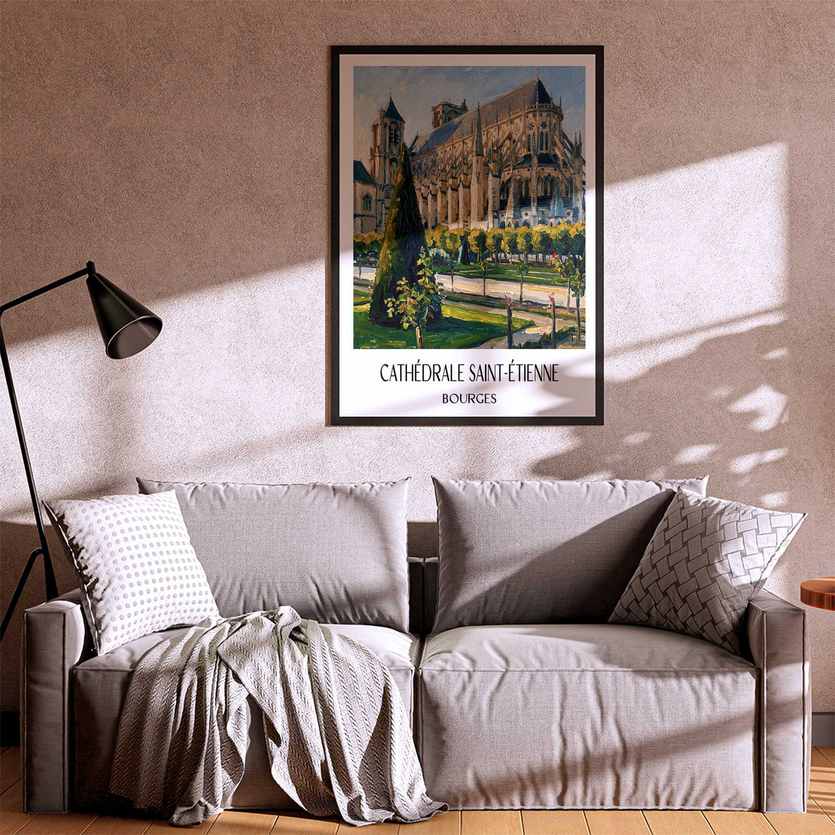 cathédrale-saint-étienne-bourges-frankreich-poster-oil-painting-oelgemaelde