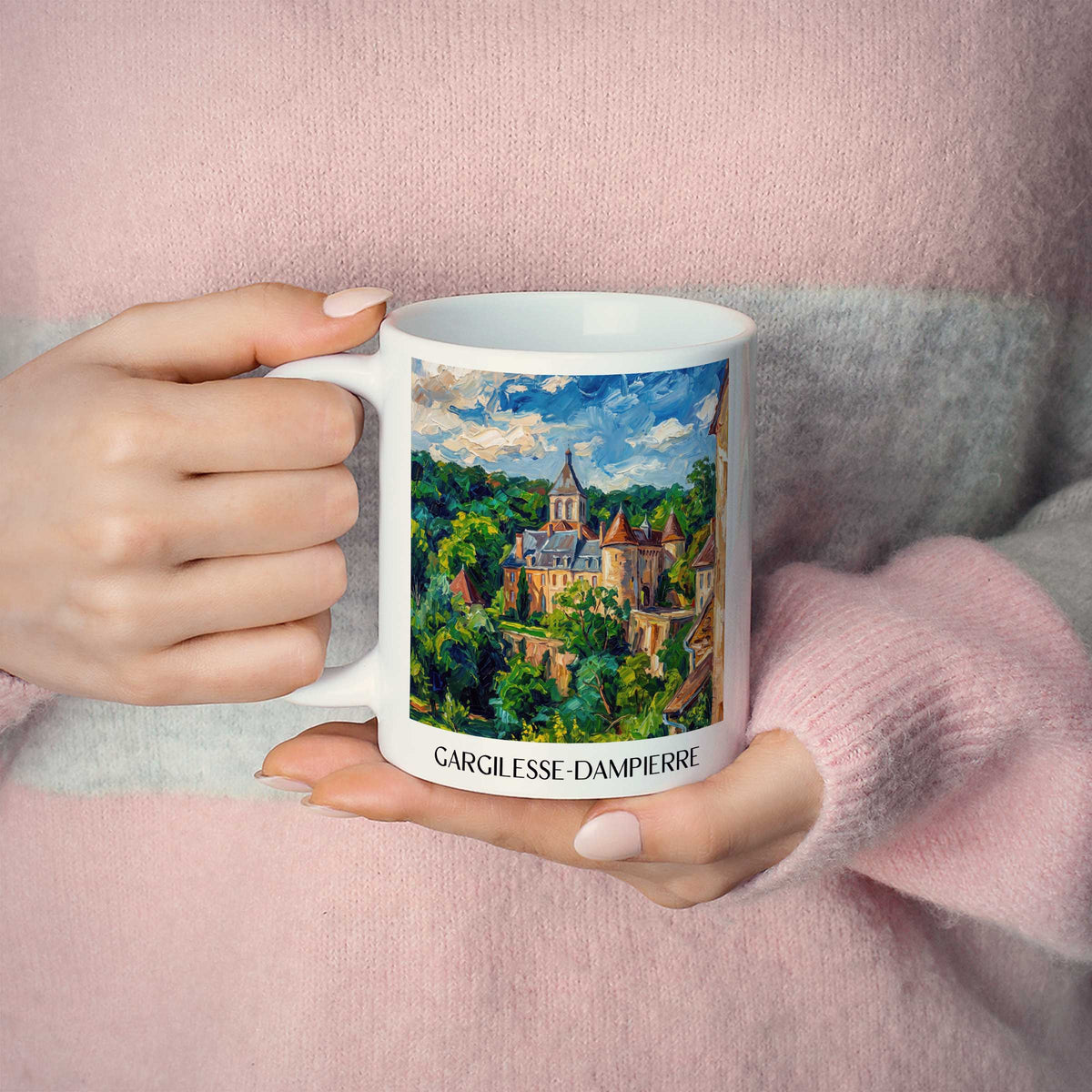 gargilesse-dampierre-vallée-de-la-creuse-frankreich-kaffeebecher-oil-painting-oelgemaelde