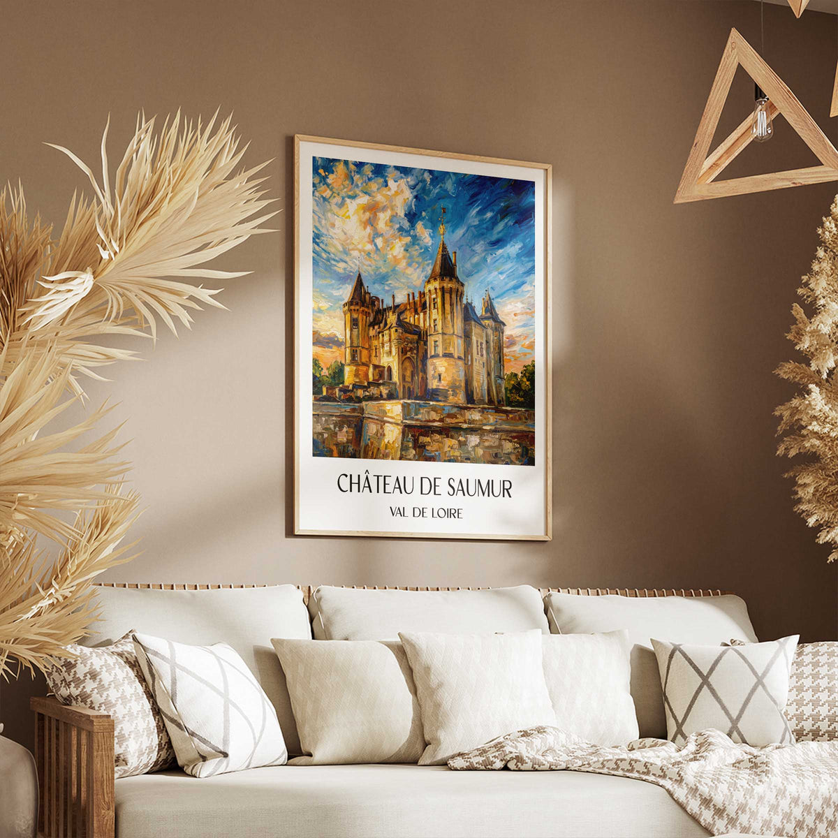 château-de-saumur-val-de-loire-frankreich-poster-oil-painting-oelgemaelde
