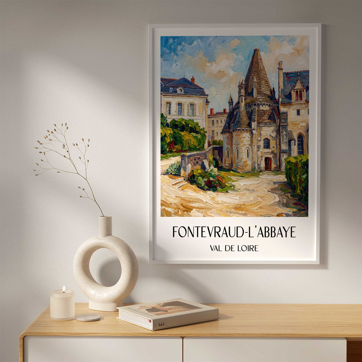 fontevraud-l'abbaye-val-de-loire-frankreich-poster-oil-painting-oelgemaelde