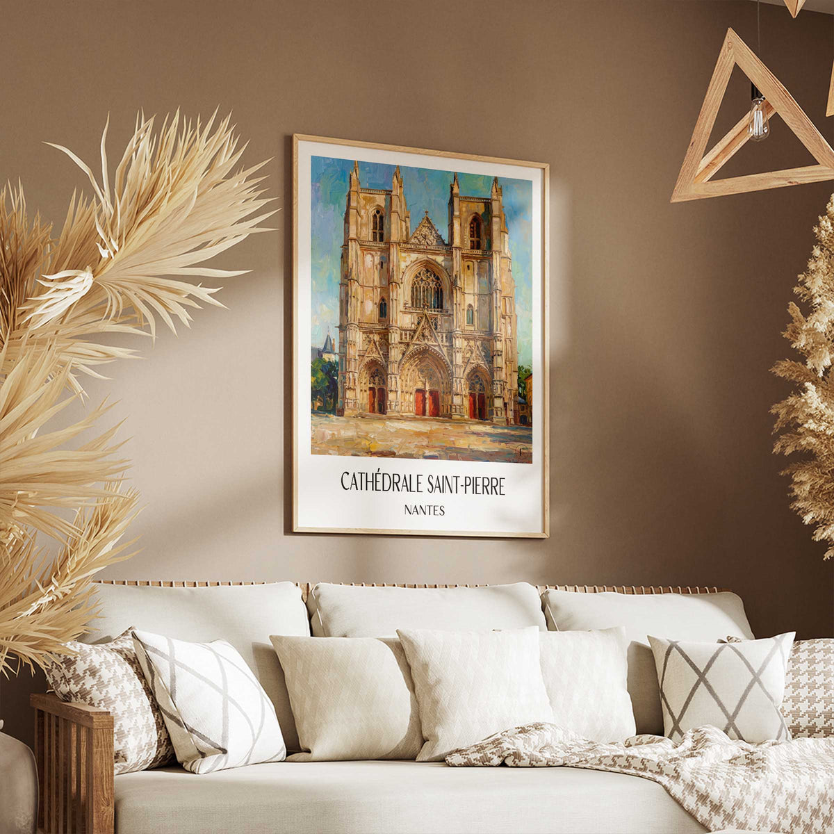 cathédrale-saint-pierre-nantes-frankreich-poster-oil-painting-oelgemaelde