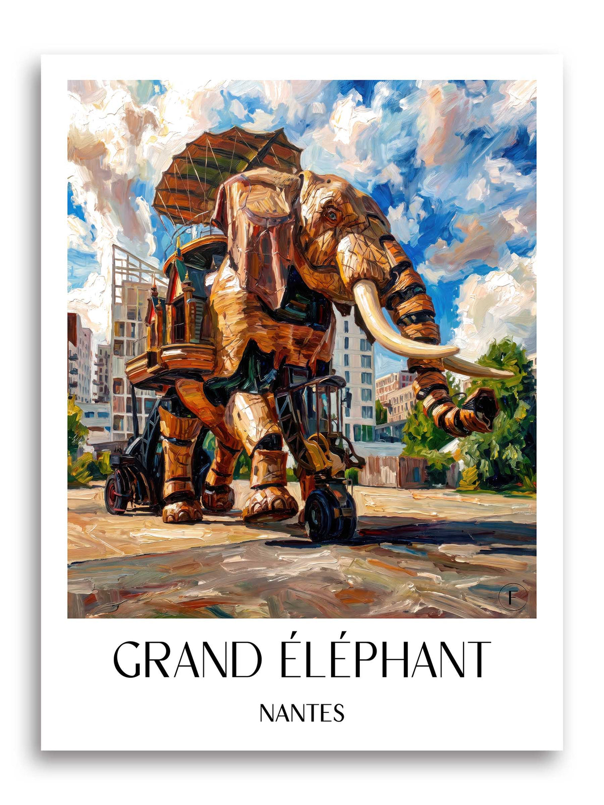 grand-éléphant-nantes-frankreich-poster-oil-painting-oelgemaelde