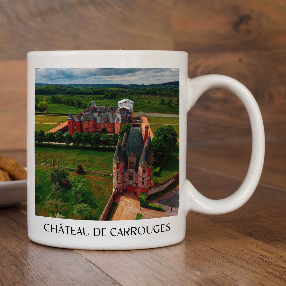 château-de-carrouges-orne-frankreich-kaffeebecher-oil-painting-oelgemaelde