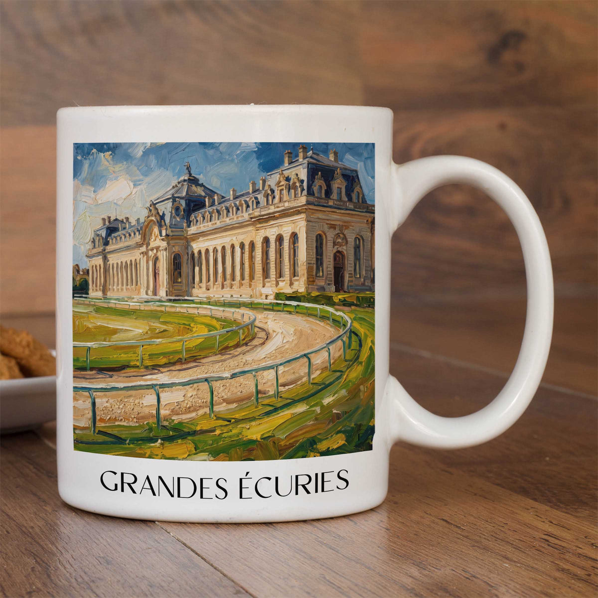 grandes-écuries-chantilly-frankreich-kaffeebecher-oil-painting-oelgemaelde