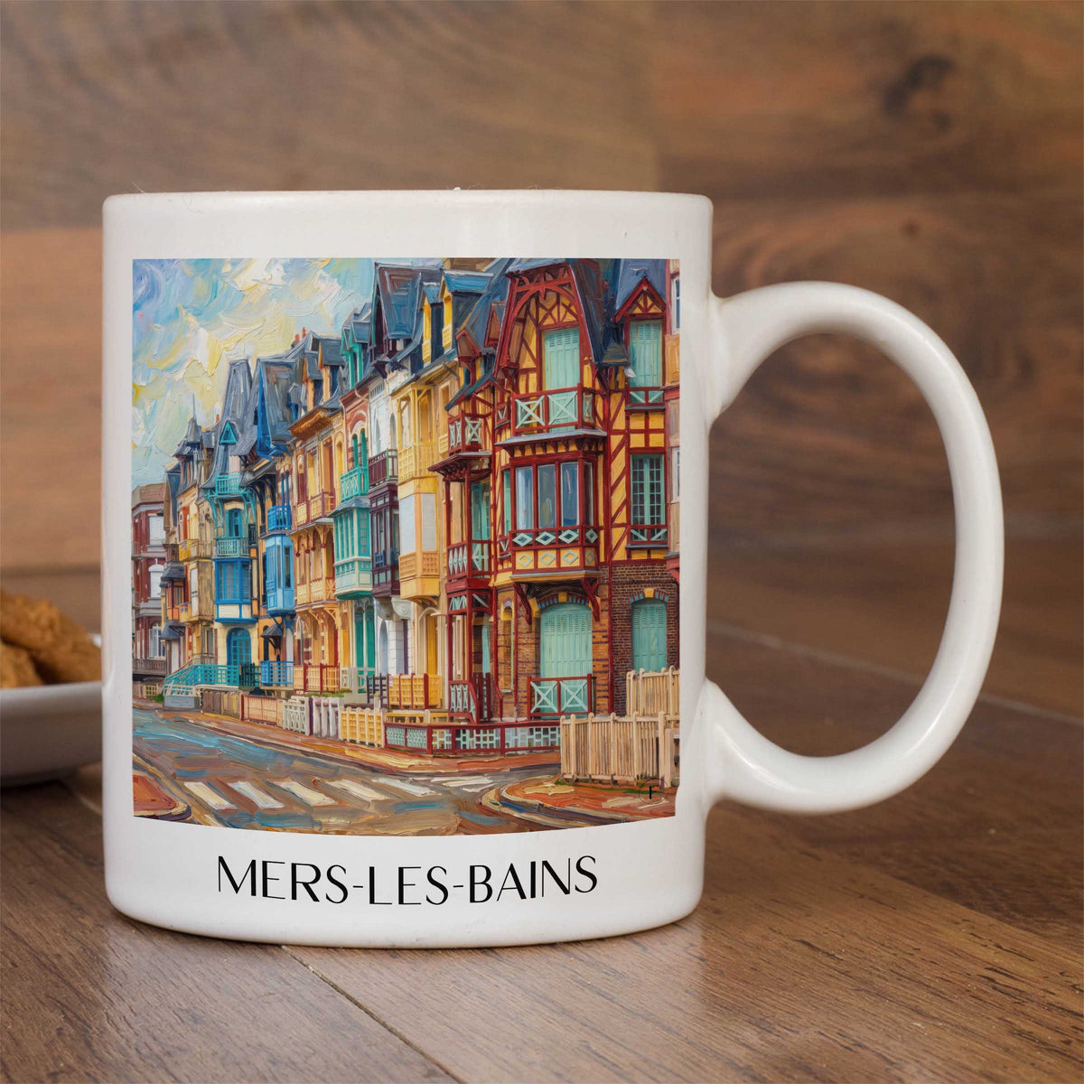 mers-les-bains-côte-picarde-frankreich-kaffeebecher-oil-painting-oelgemaelde