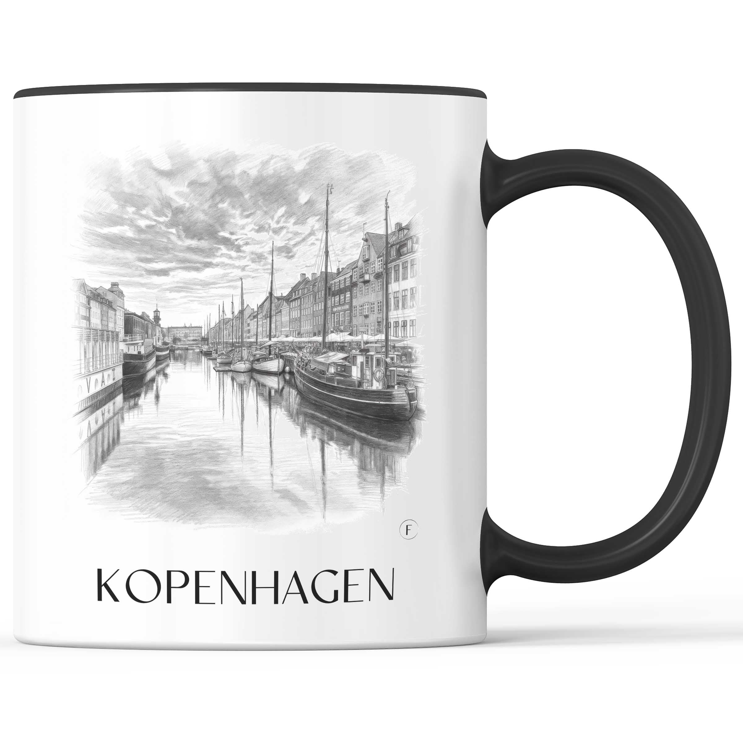 kopenhagen-dänemark-kaffeebecher-bleistift-zeichnung-drawing