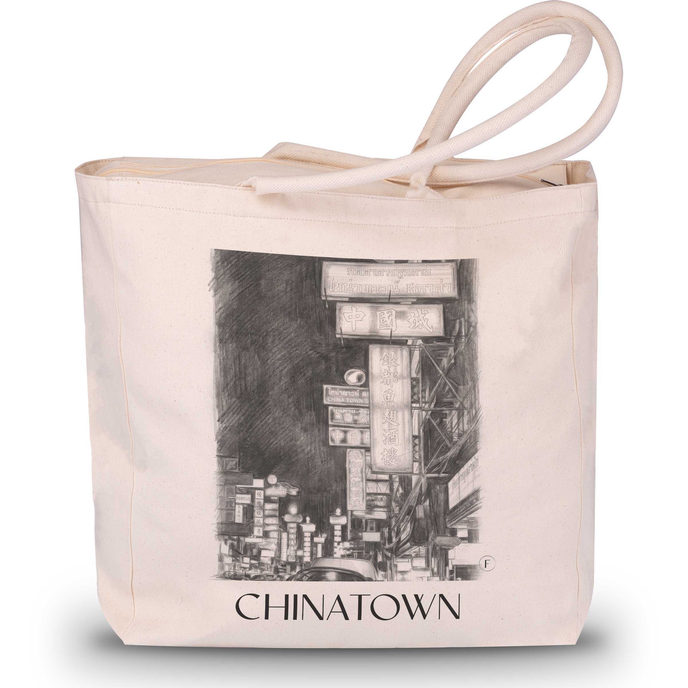 chinatown-bangkok-thailand-einkaufstasche-bleistift-zeichnung-drawing