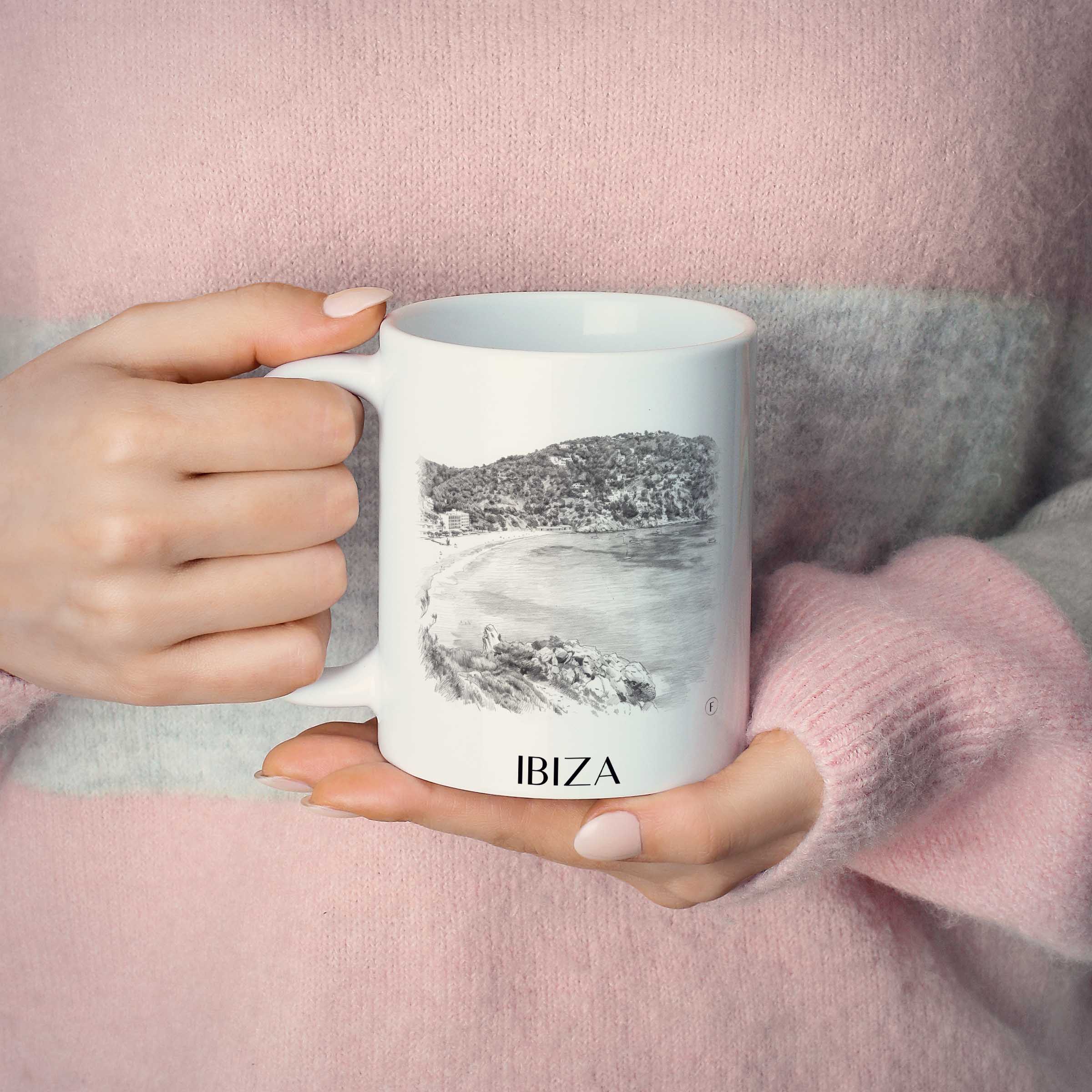 ibiza-spanien-kaffeebecher-bleistift-zeichnung-drawing