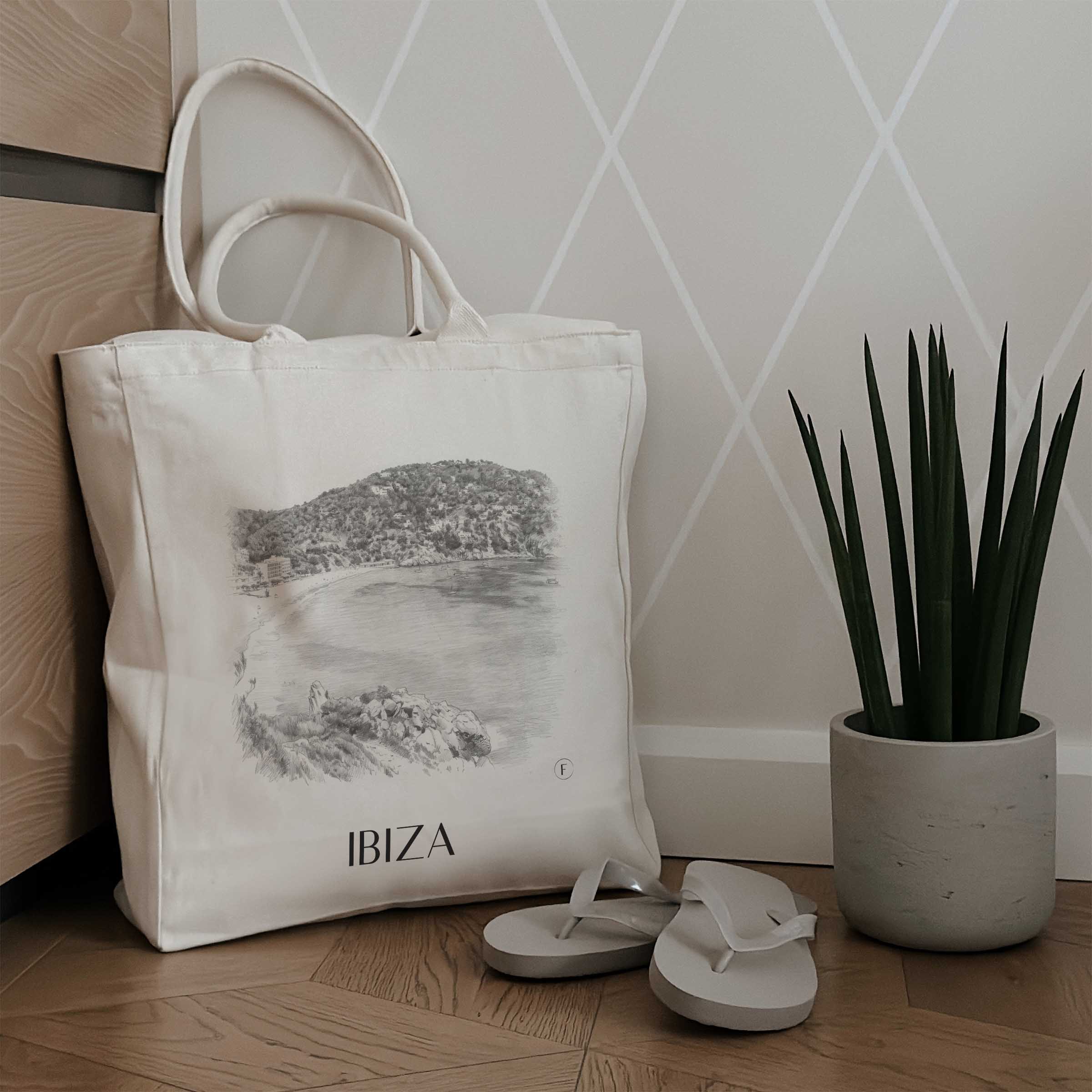 ibiza-spanien-einkaufstasche-bleistift-zeichnung-drawing