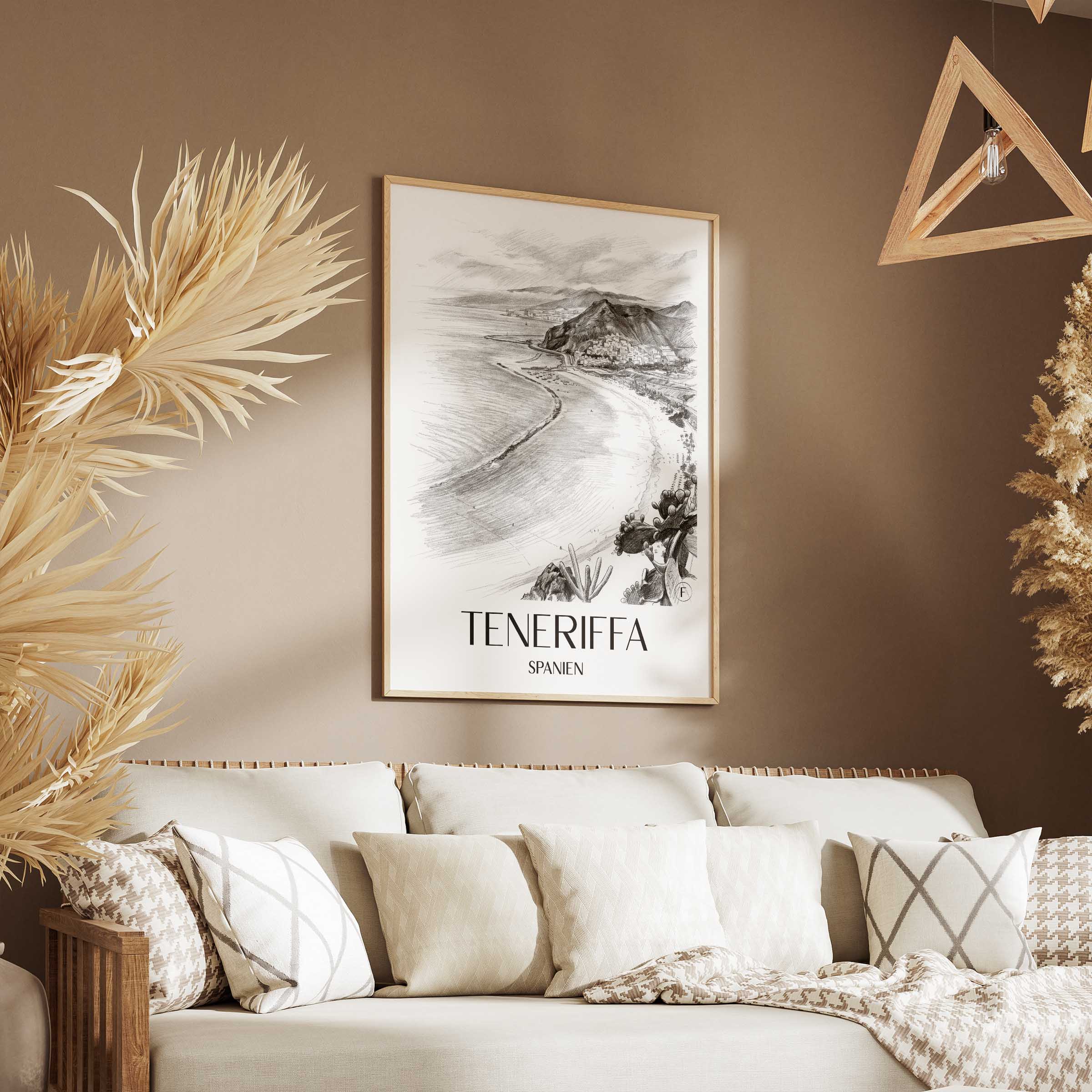 teneriffa-spanien-poster-bleistift-zeichnung-drawing