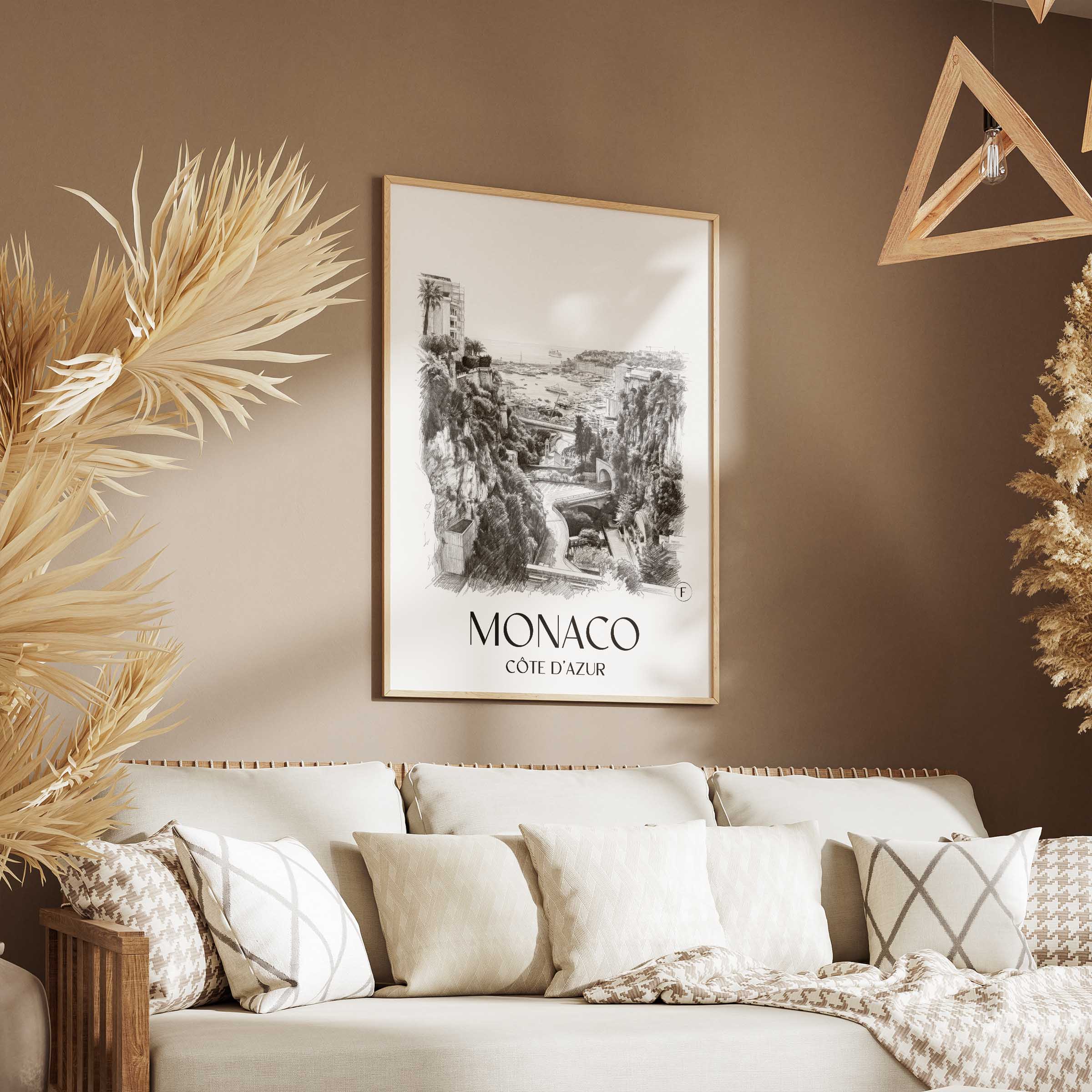 monaco-monaco-poster-bleistift-zeichnung-drawing