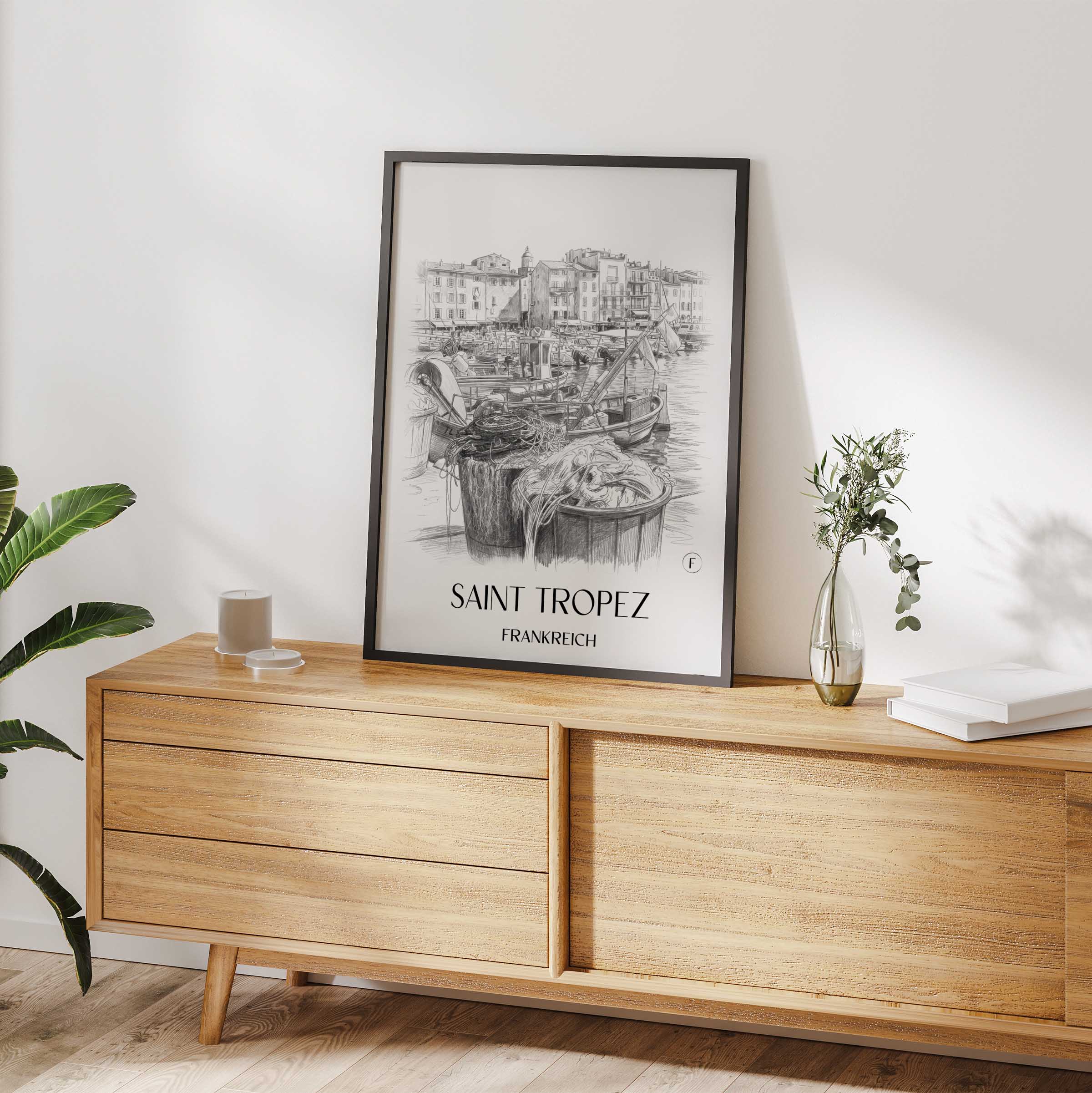 saint-tropez-frankreich-poster-bleistift-zeichnung-drawing