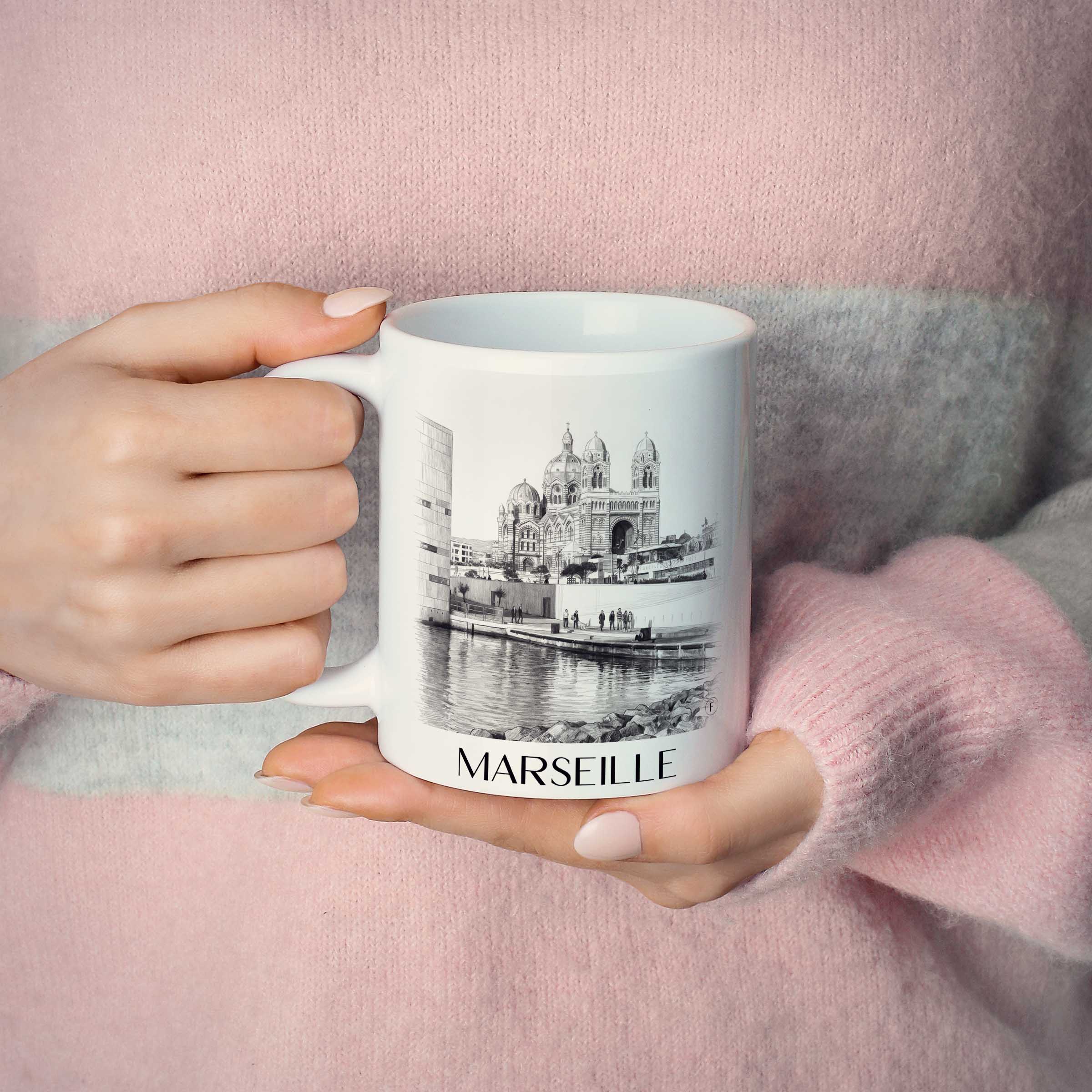 marseille-frankreich-kaffeebecher-bleistift-zeichnung-drawing