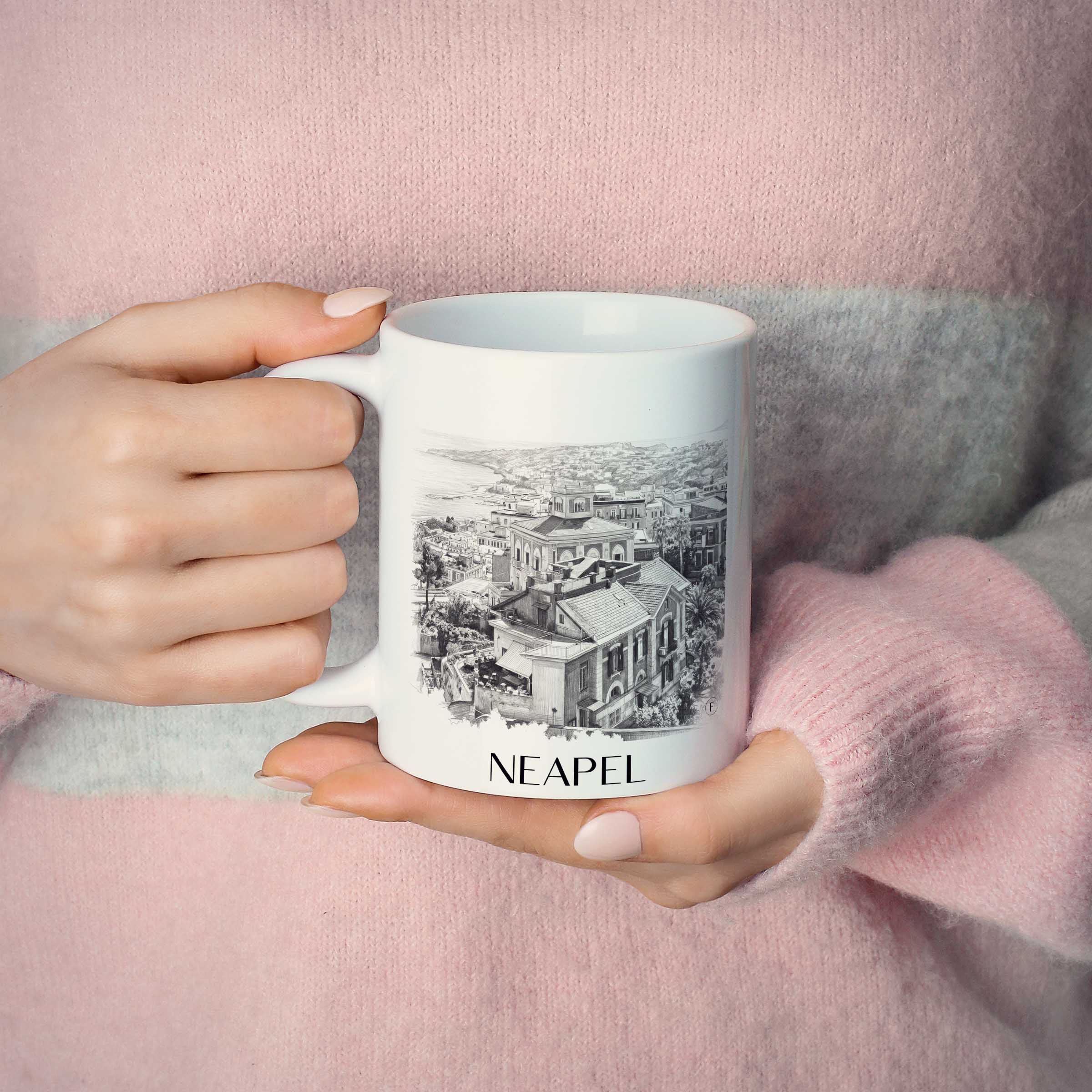 neapel-italien-kaffeebecher-bleistift-zeichnung-drawing