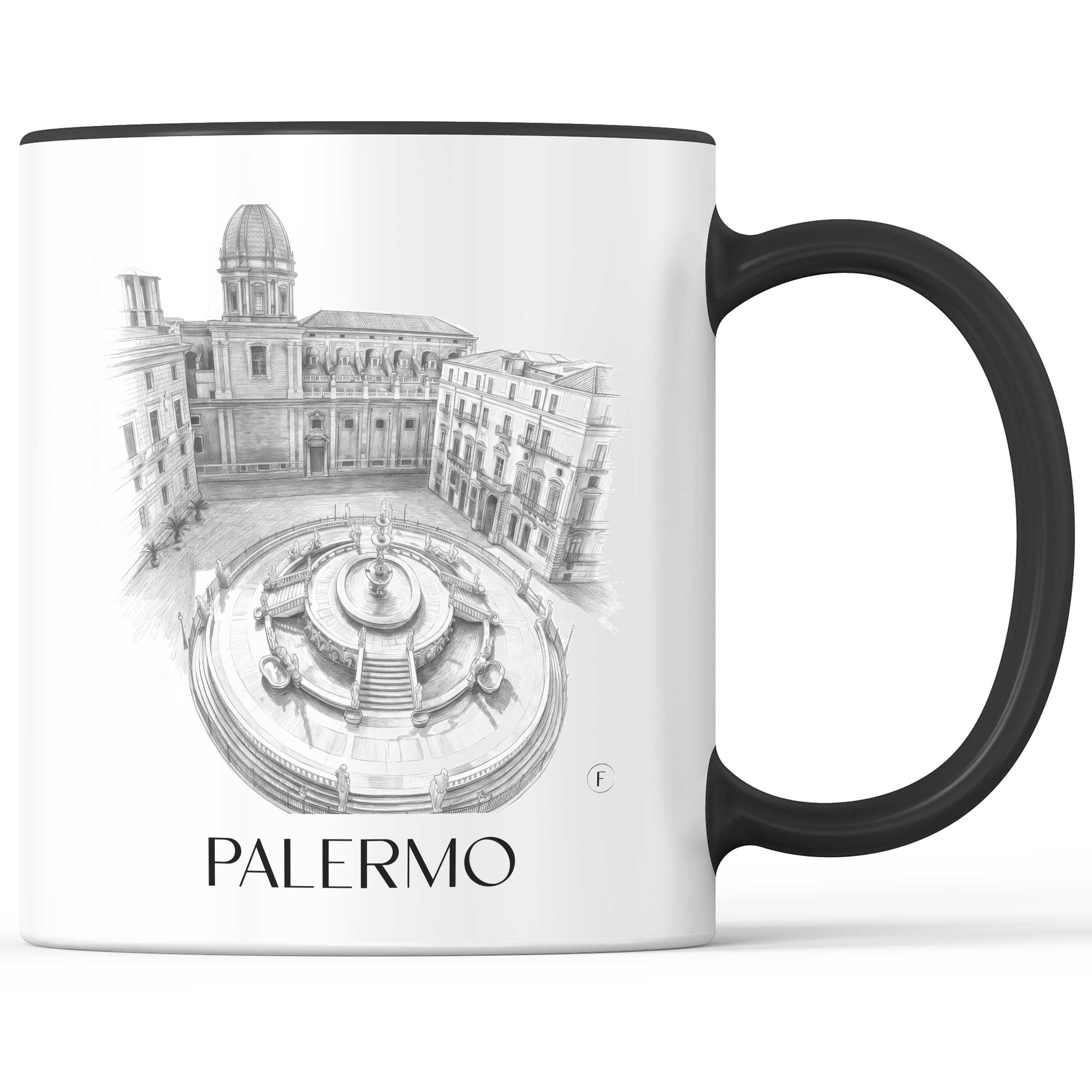 palermo-italien-kaffeebecher-bleistift-zeichnung-drawing