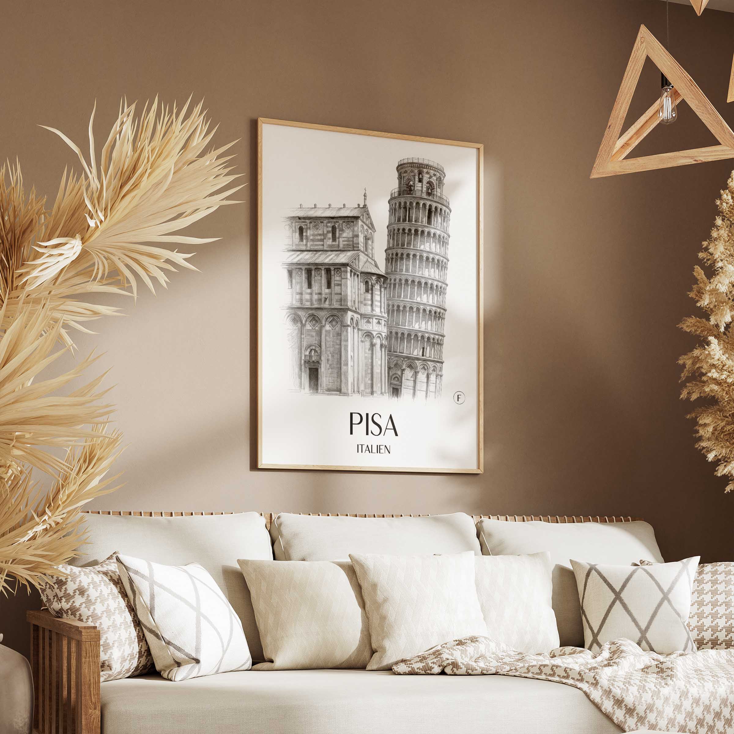 pisa-italien-poster-bleistift-zeichnung-drawing